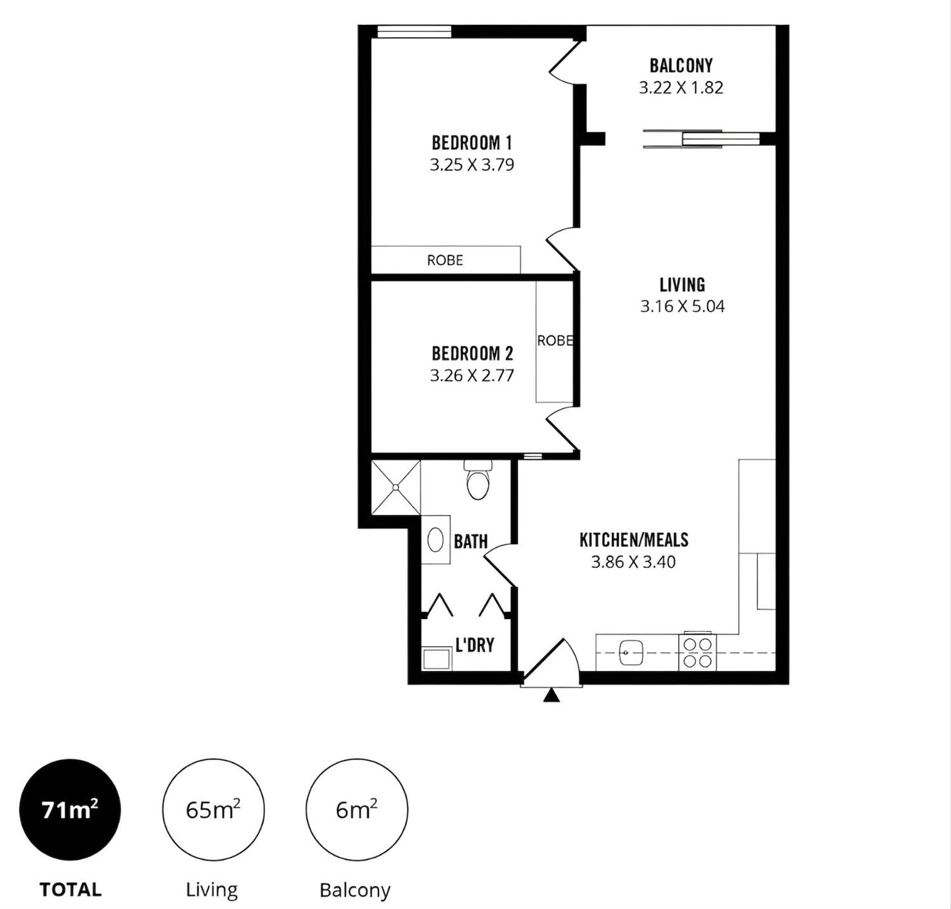 Two-Bedroom Apartment photo 2