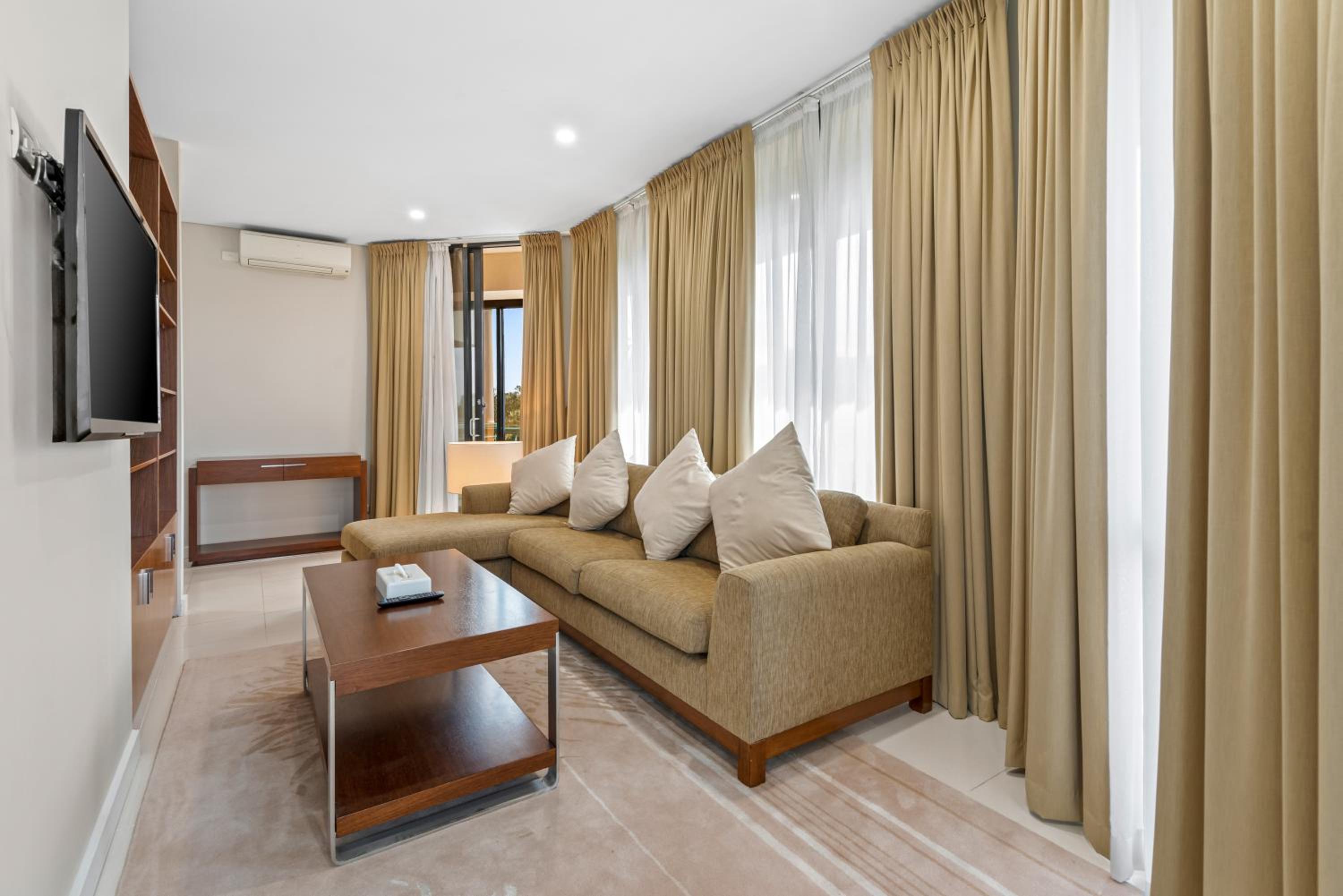 Three-Bedroom Apartment With Park View