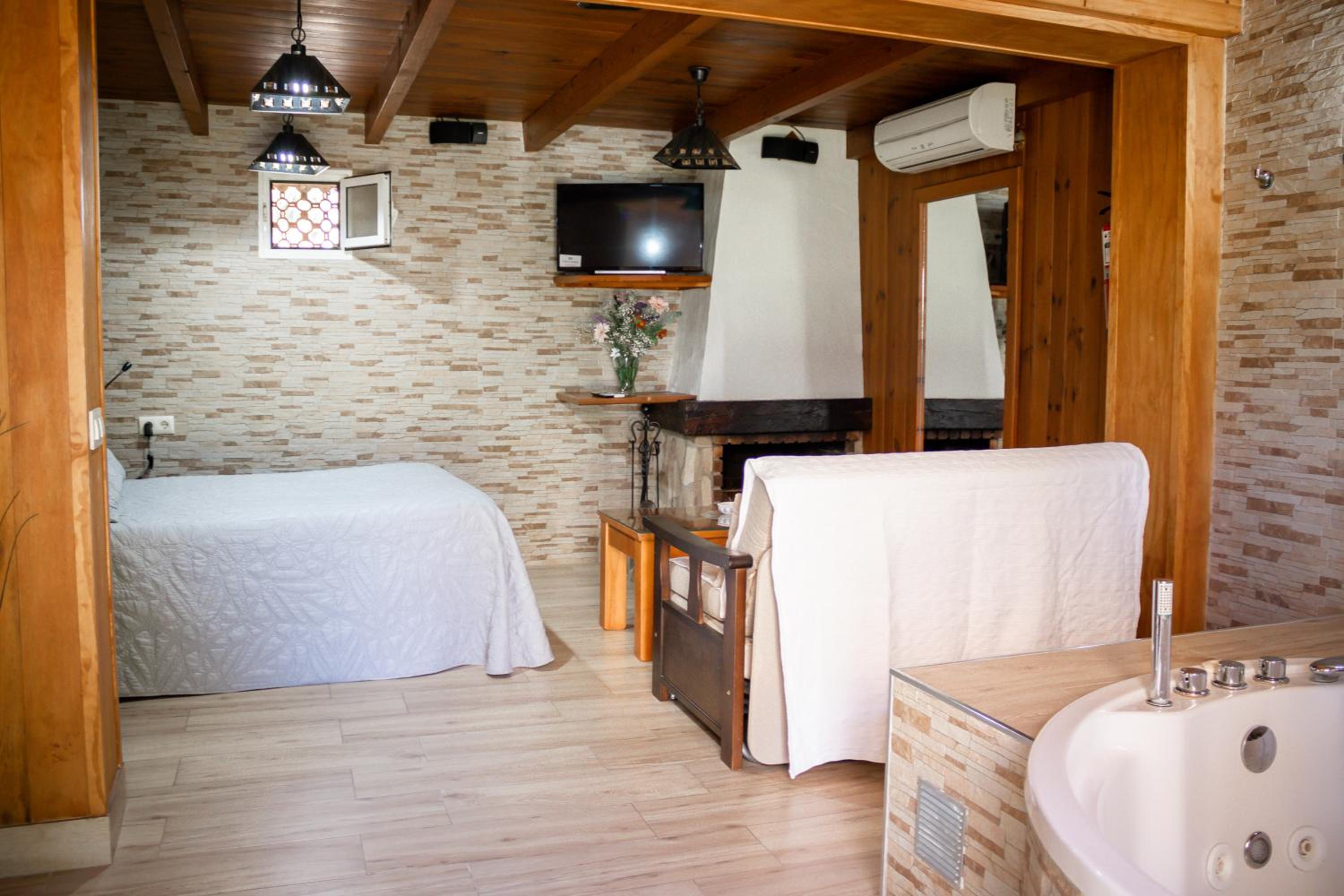 Casa de una habitación con jacuzzi