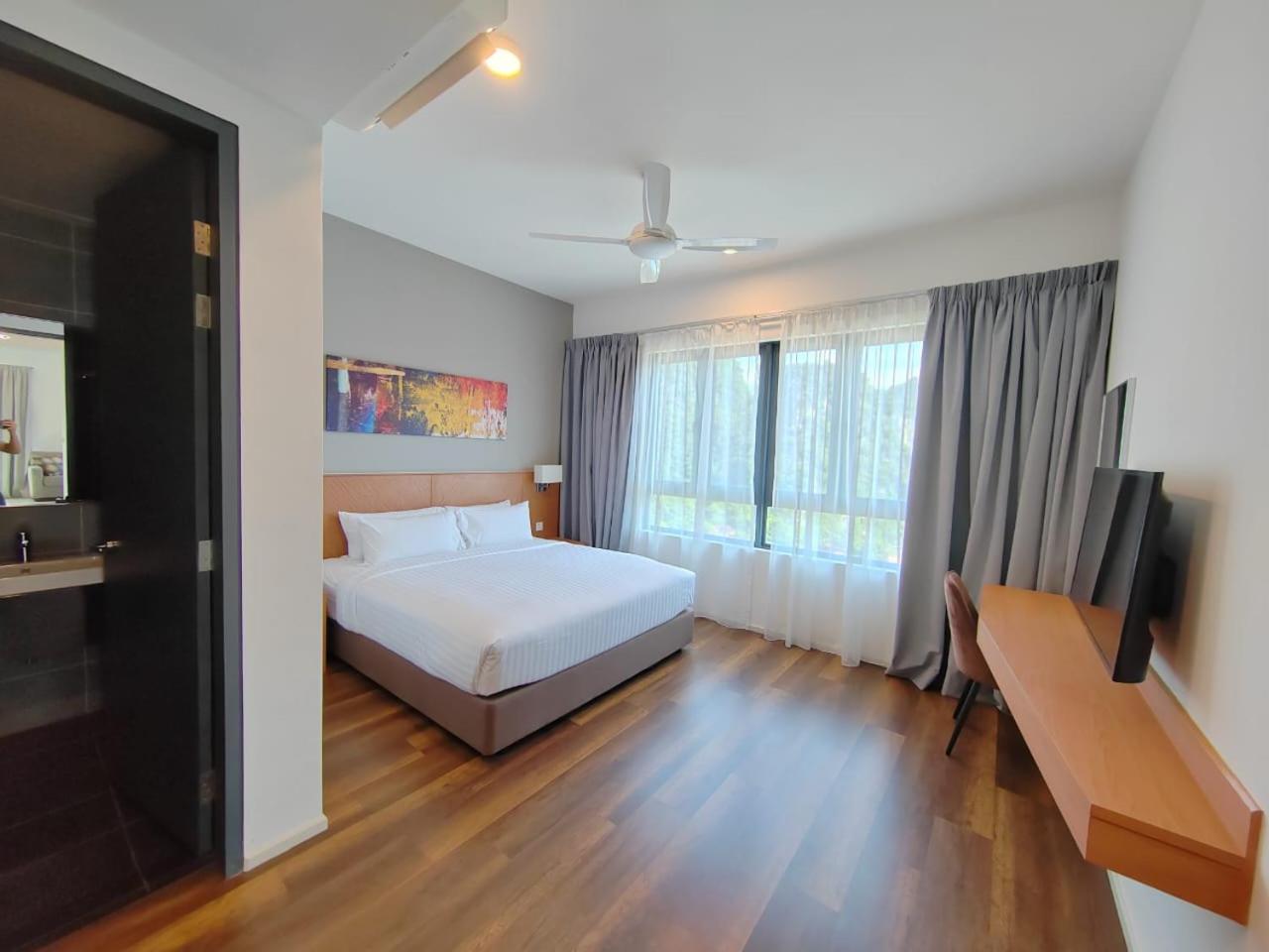 Three-Bedroom Apartment with Park View