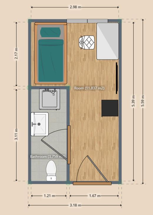 Single Room with Private Bathroom photo 2