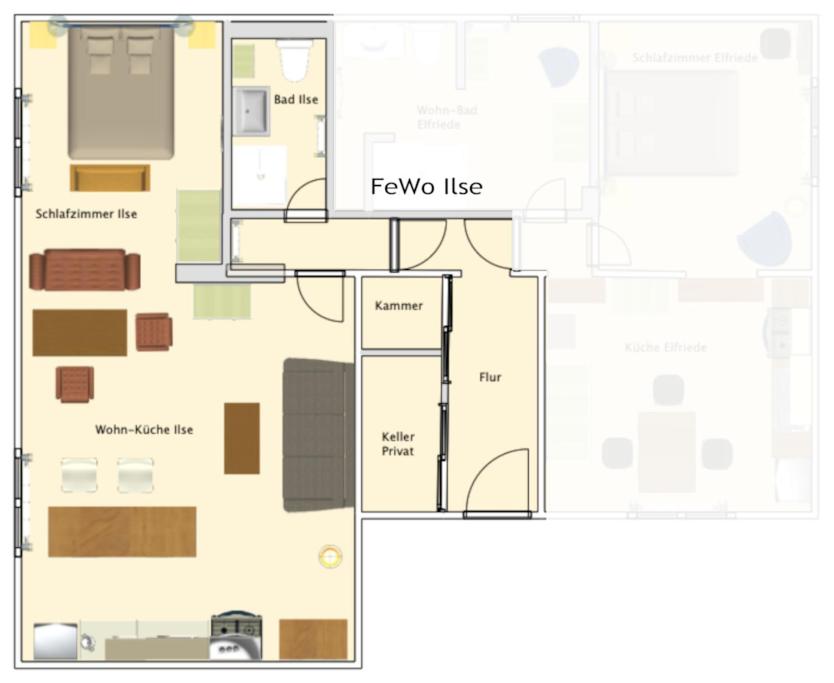One-Bedroom Apartment with Garden View photo 3