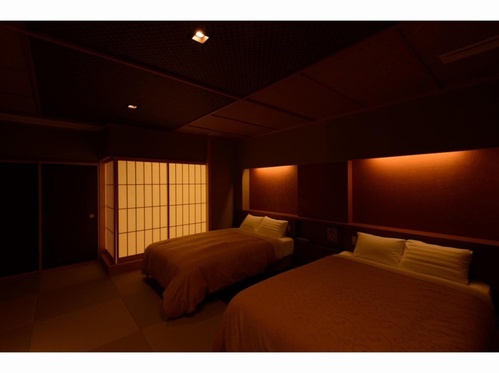 Twin Room with Tatami Area and Open-Air Bath
