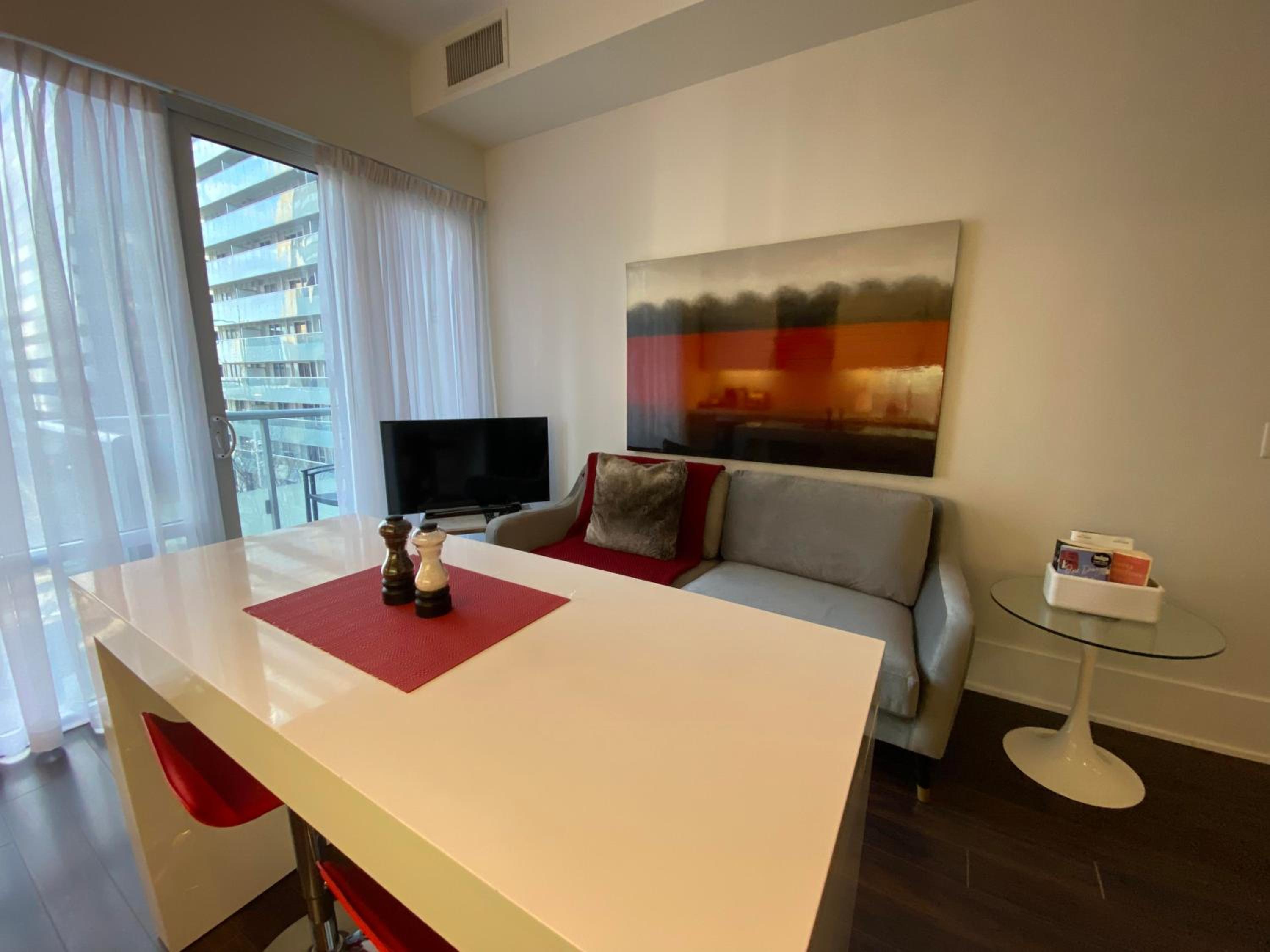 Deluxe One-Bedroom Apartment with City View