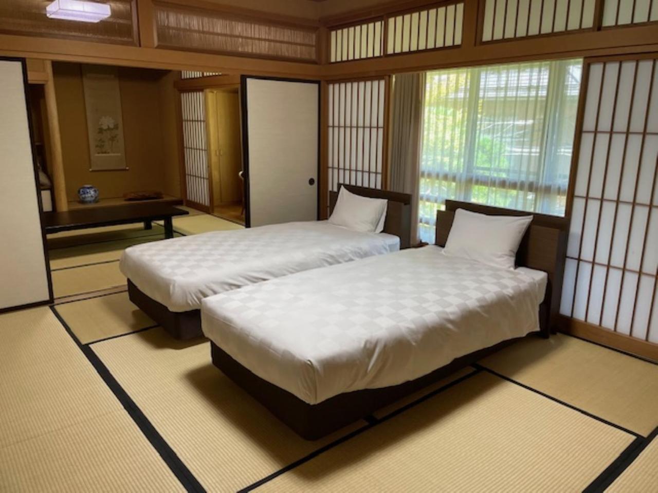 Japanese-Style Family Room with Shared Bathroom