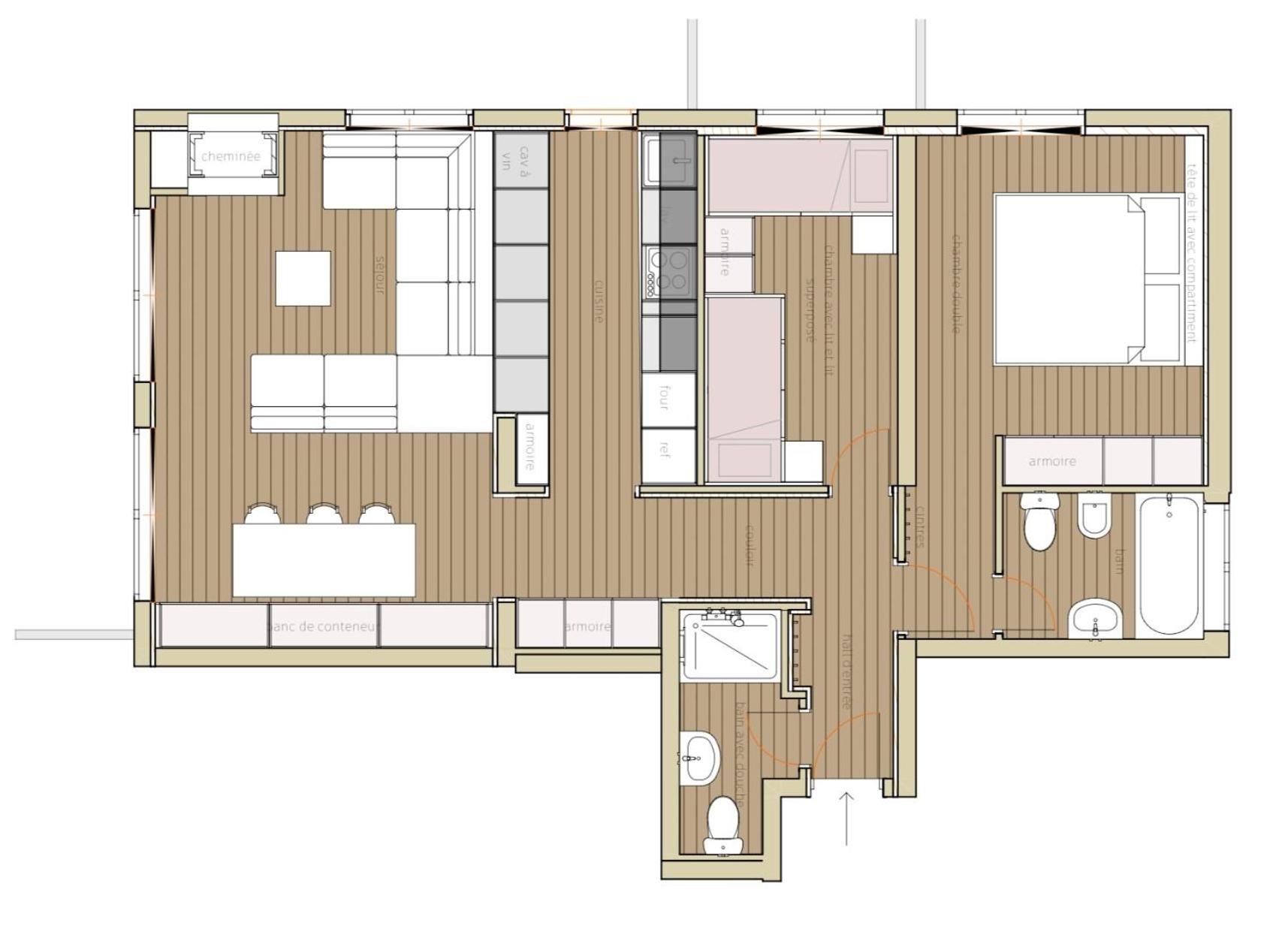 Two-Bedroom Apartment photo 2