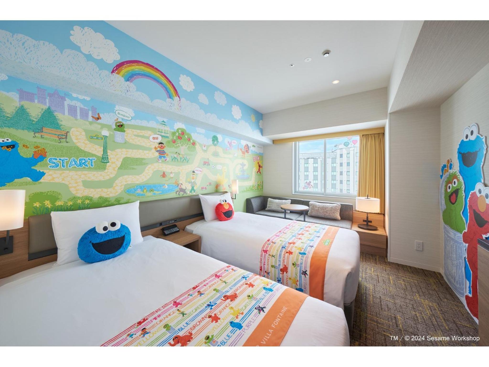 Concept Room - Enjoy Sesame Street as a Family - Non-Smoking with Onsen ticket