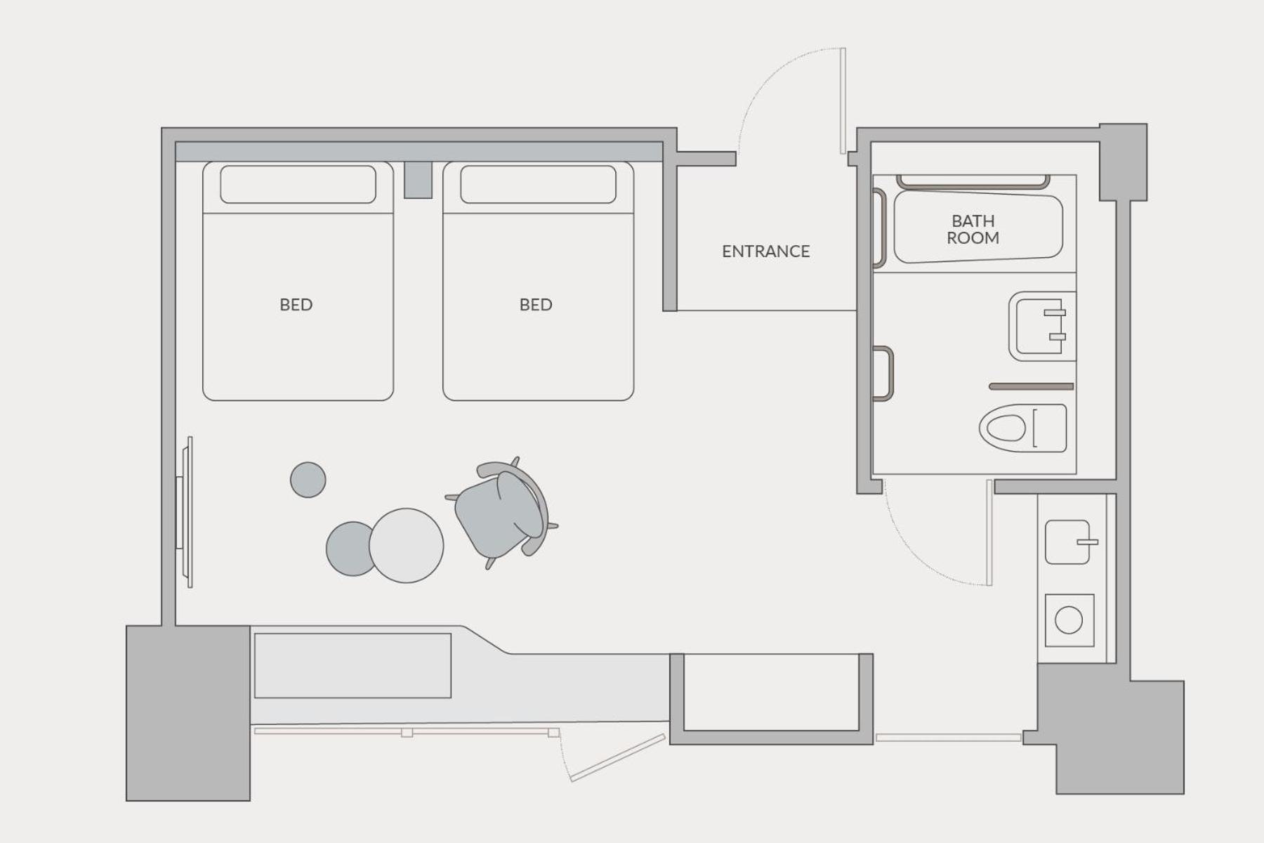 Twin Room - Disability Access photo 2