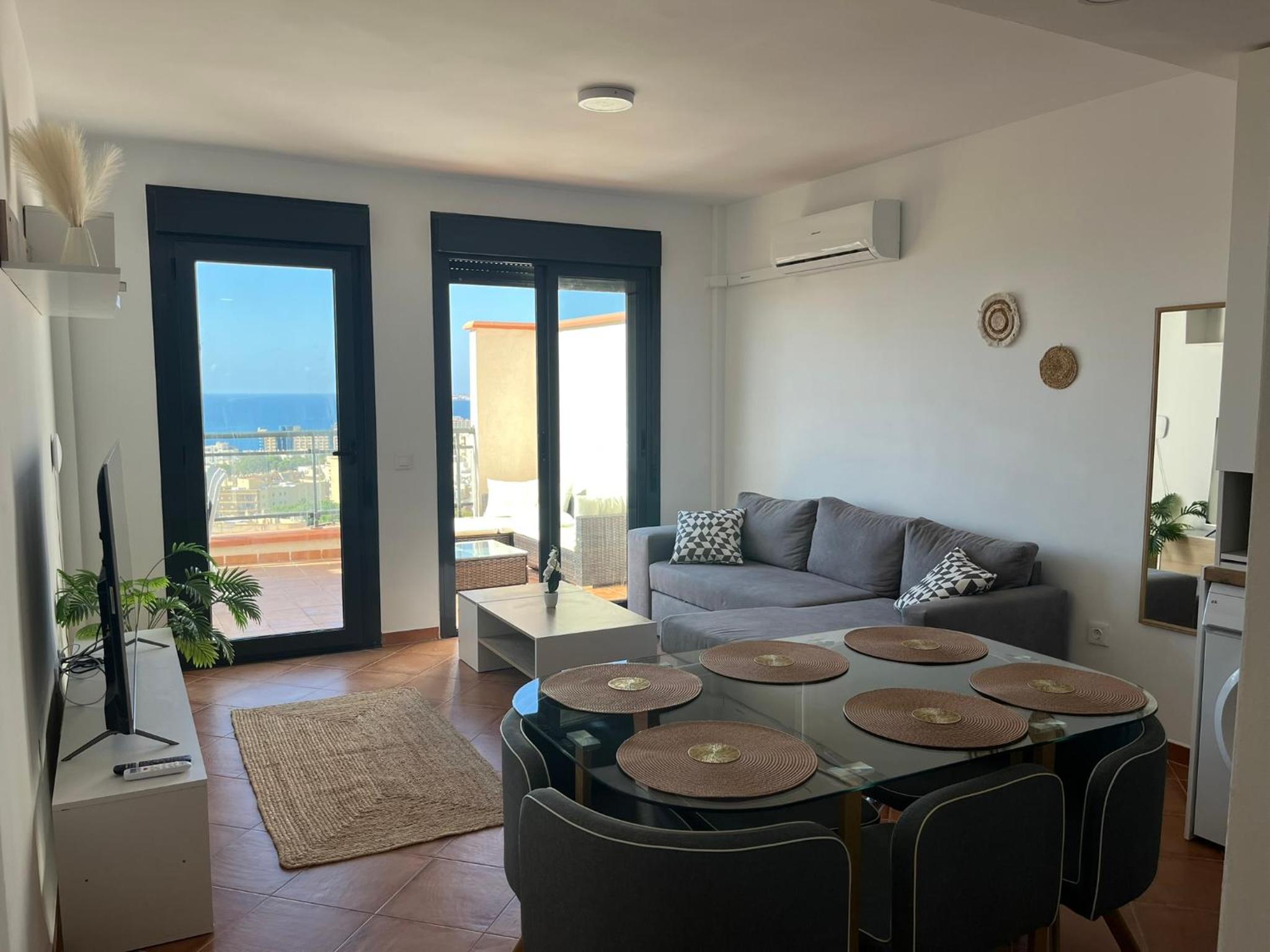 Two-Bedroom Apartment with Terrace and Sea View