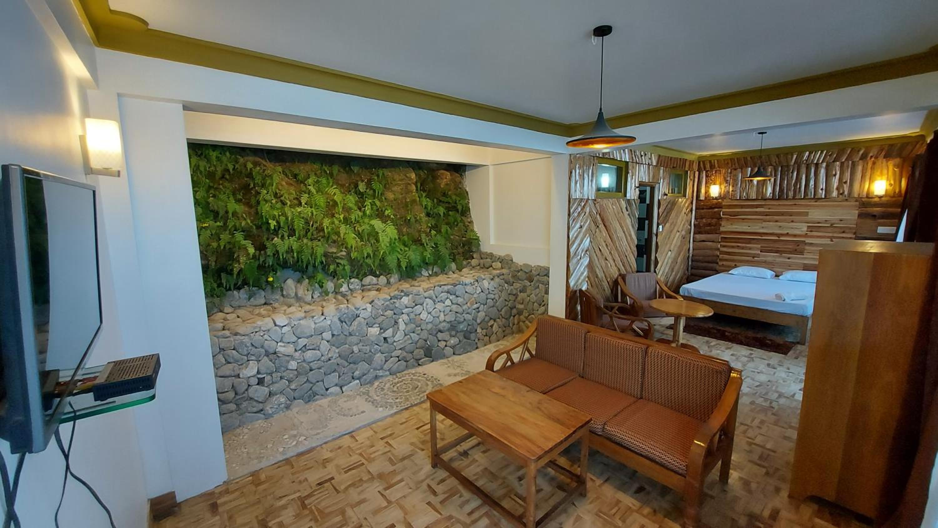 Family Room With Mountain View