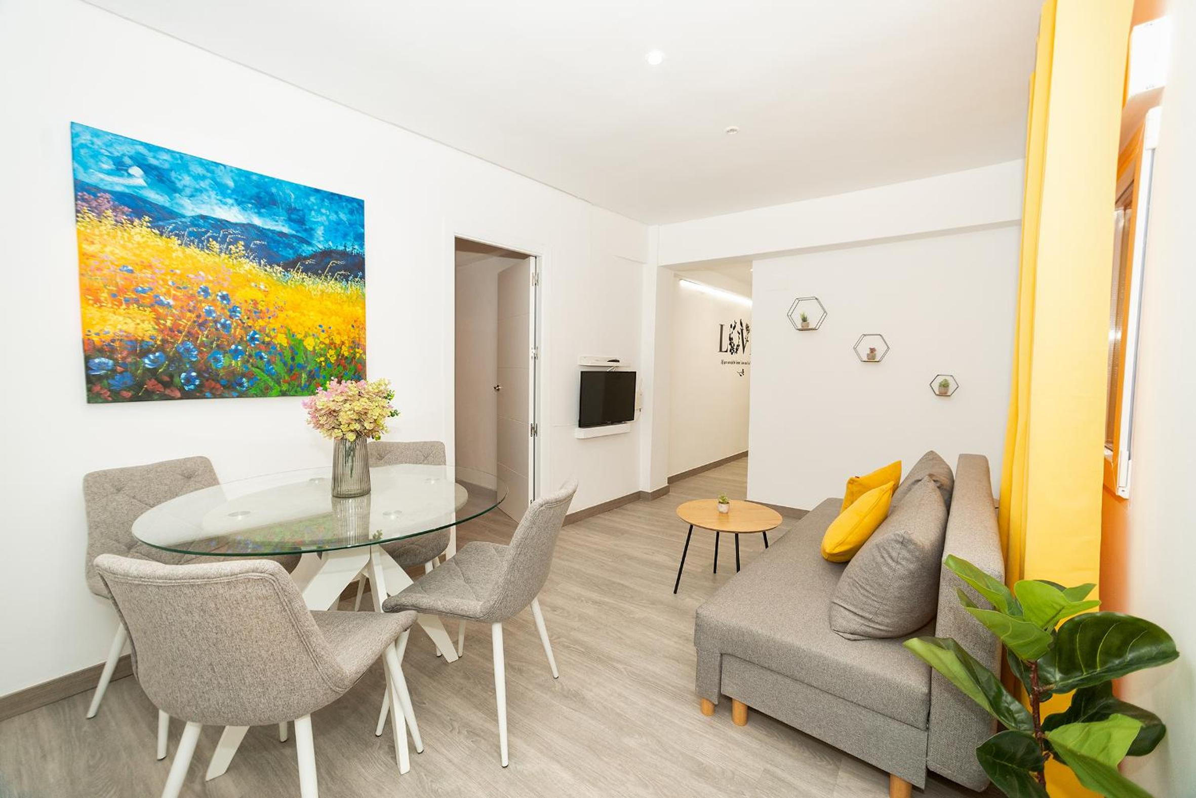 Apartamento de dos habitaciones