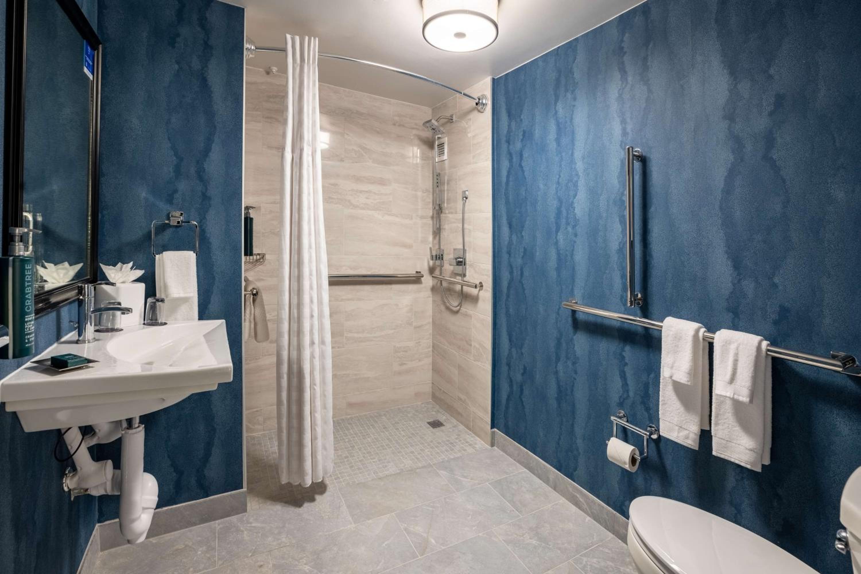 King Studio with Roll-In Shower and Kitchen - Mobility Accessible - Photo 4
