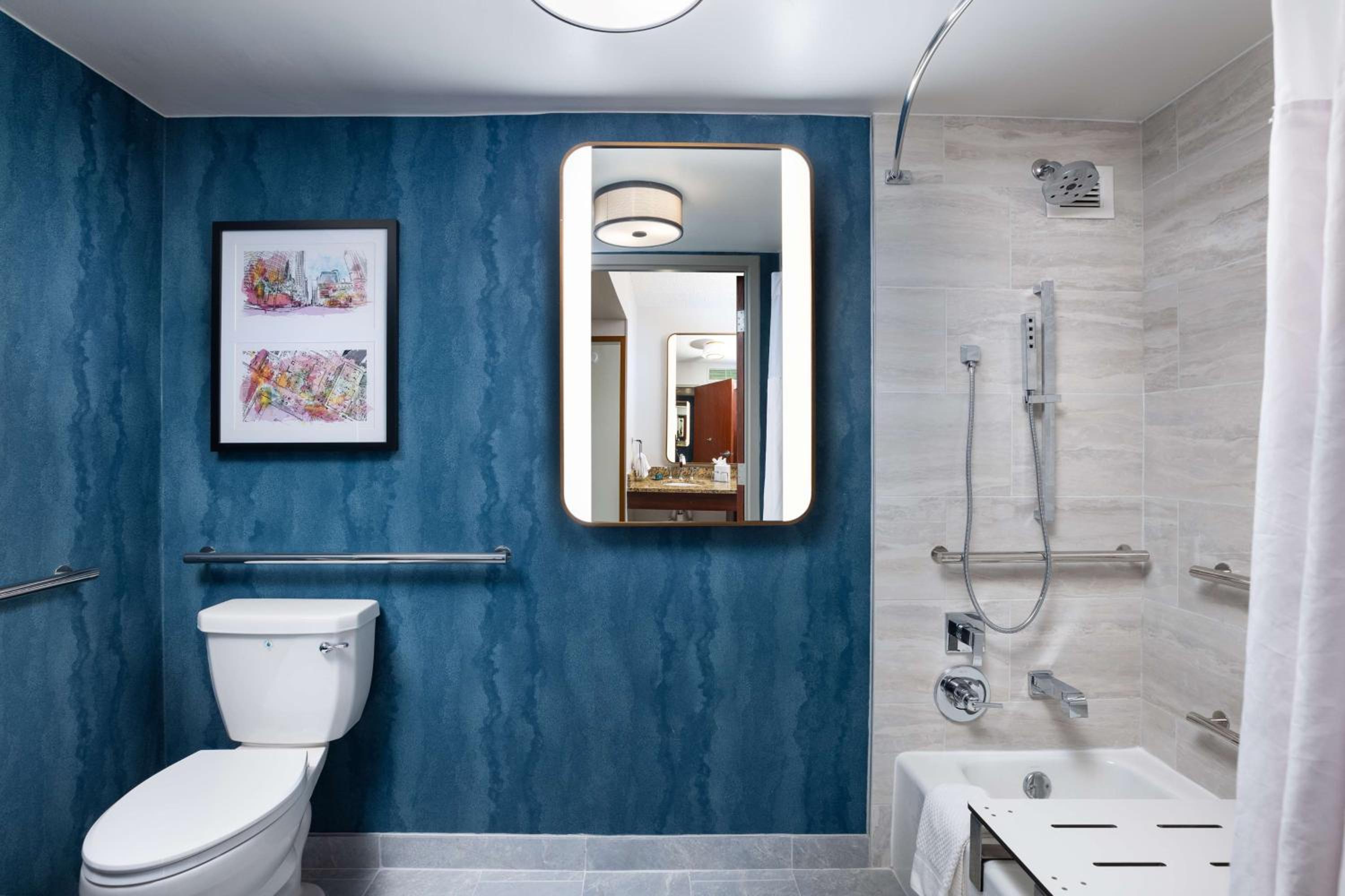 King Studio with Roll-In Shower and Kitchen - Mobility Accessible - Photo 6