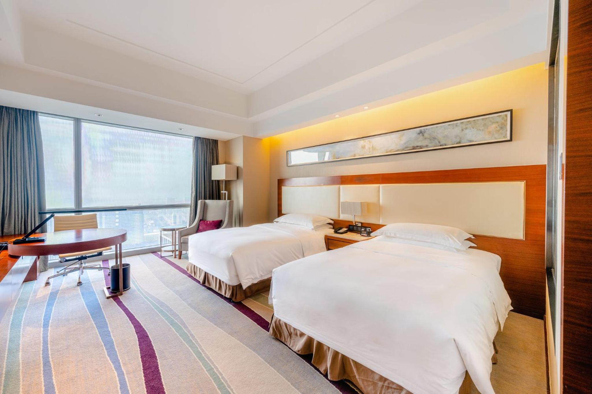 Standard Double Room with Two Double Beds and City View