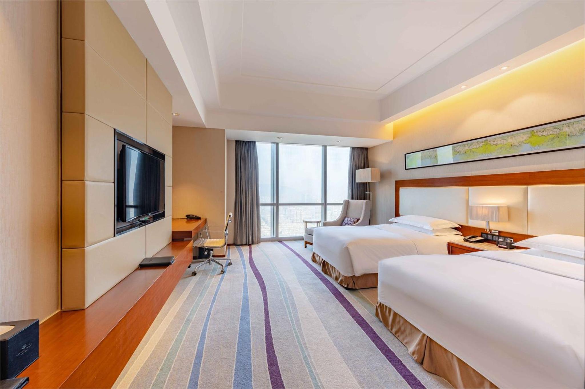 Standard Double Room with Two Double Beds and City View