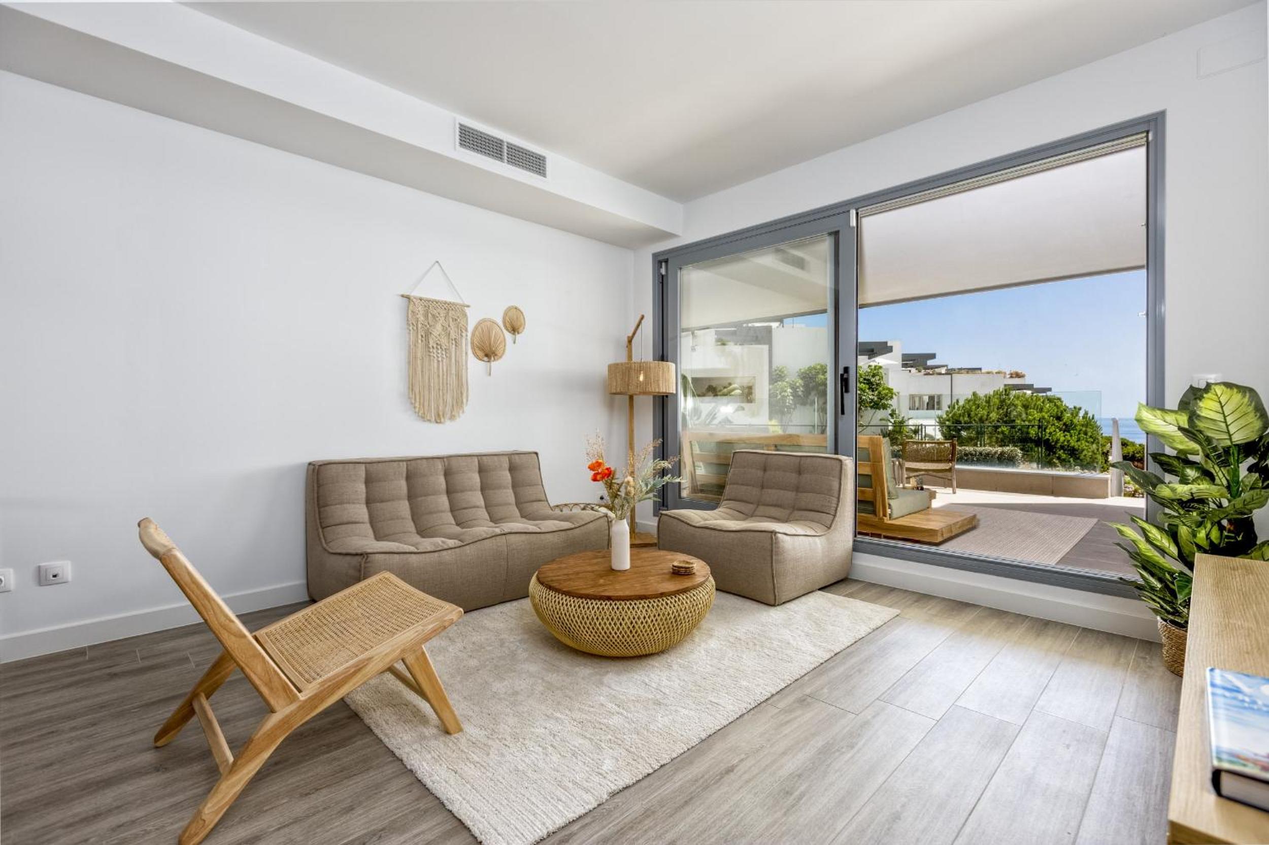 Apartamento con vista al mar