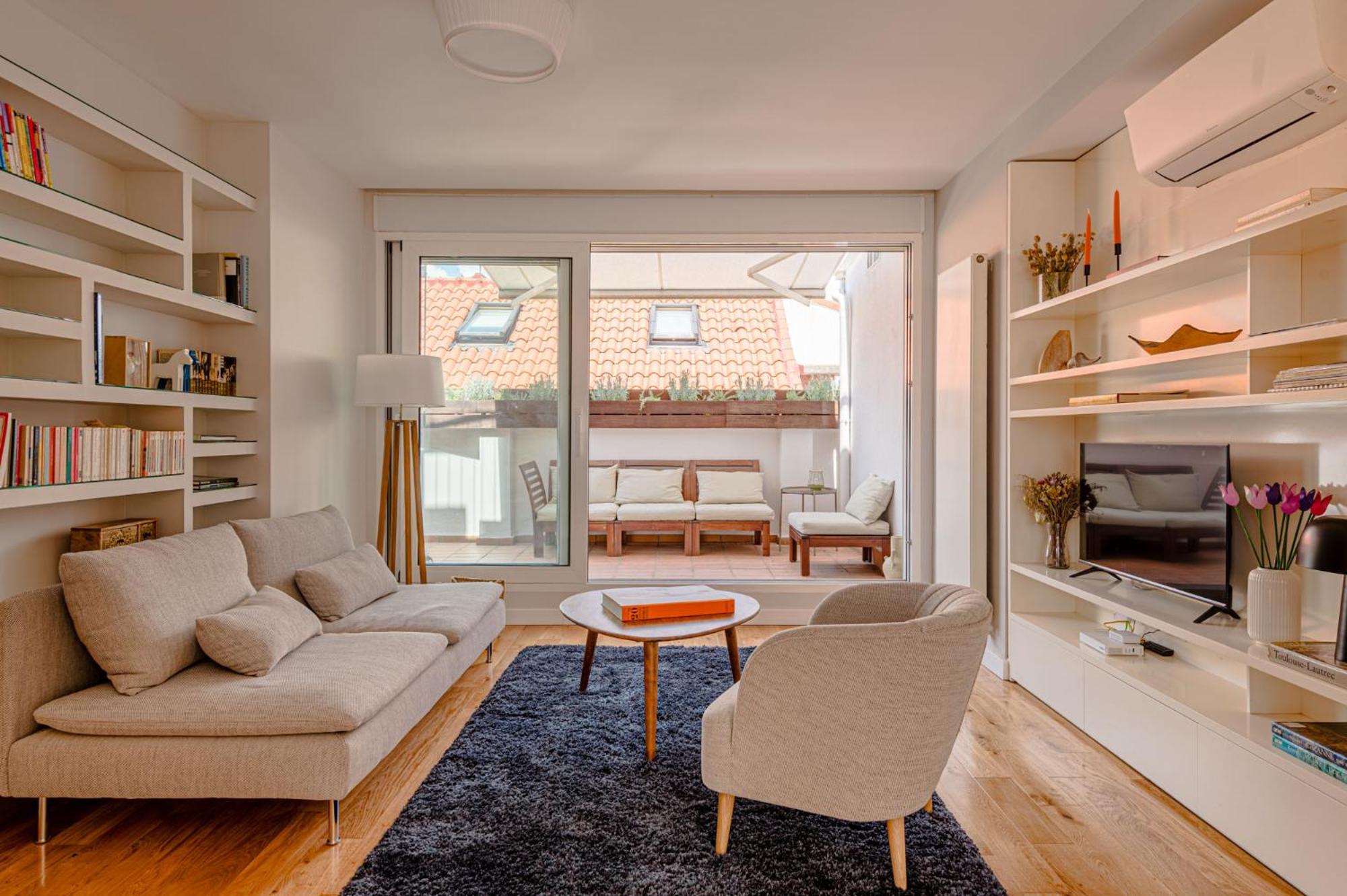 Apartamento de dos habitaciones