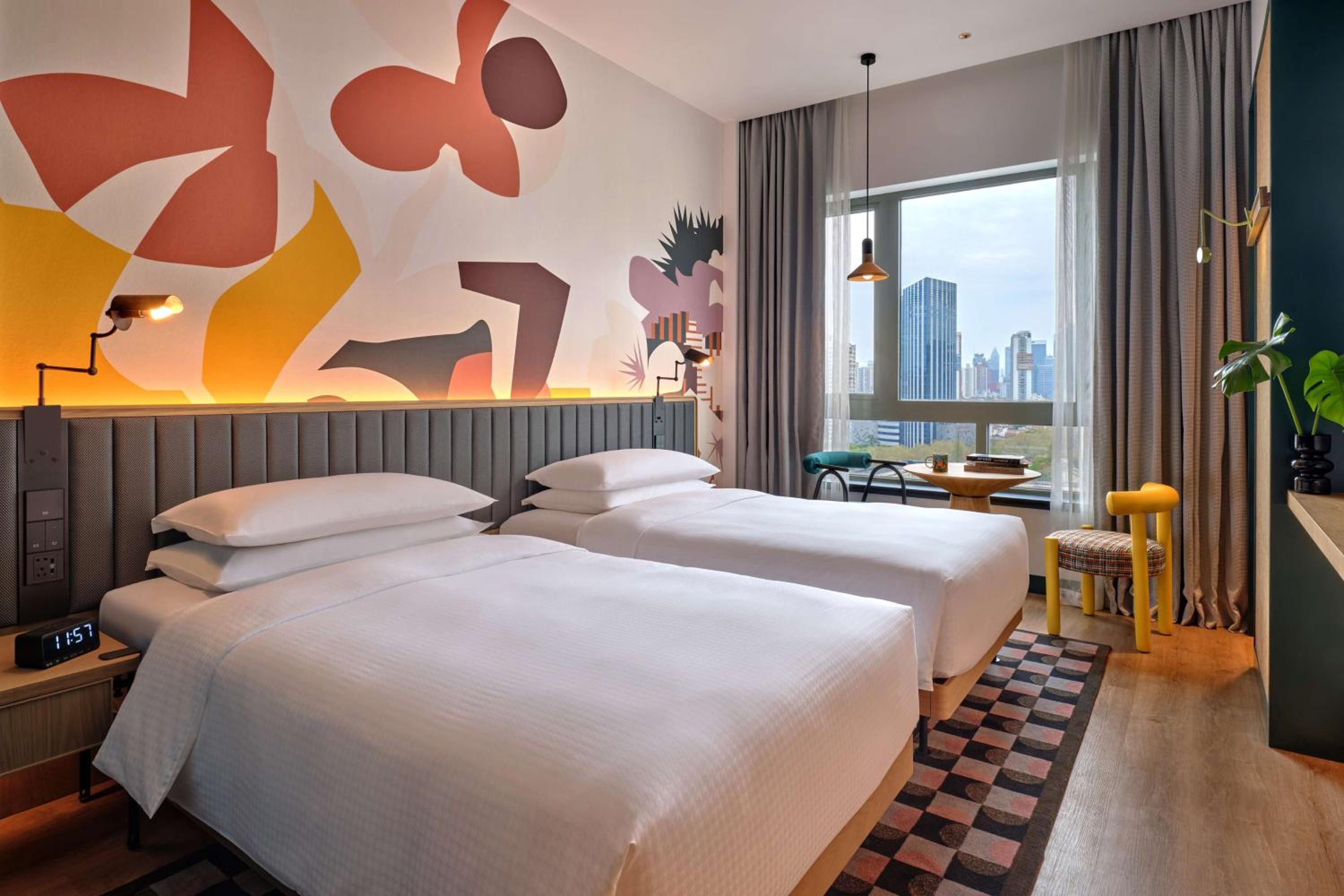 Twin Room with City View