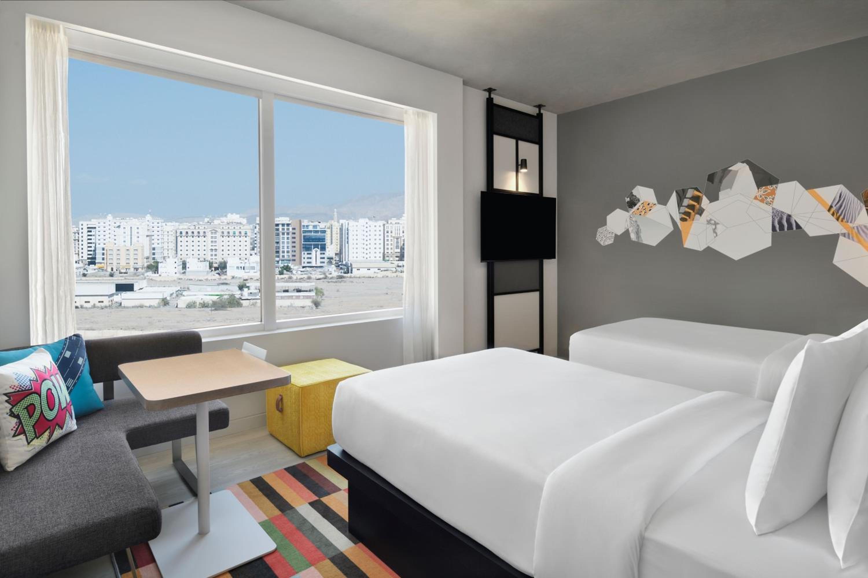 Savvy room, Guest room, 2 Twin,  City view, High floor, Free Shuttle Buss to OCEC & Mall of Oman - Photo 3