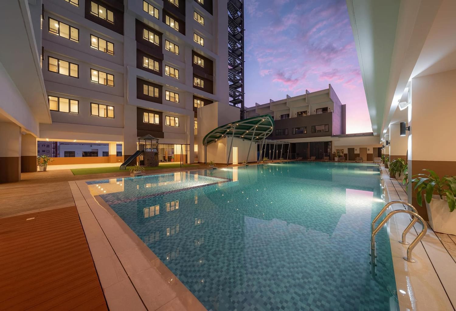 Studio with Pool View