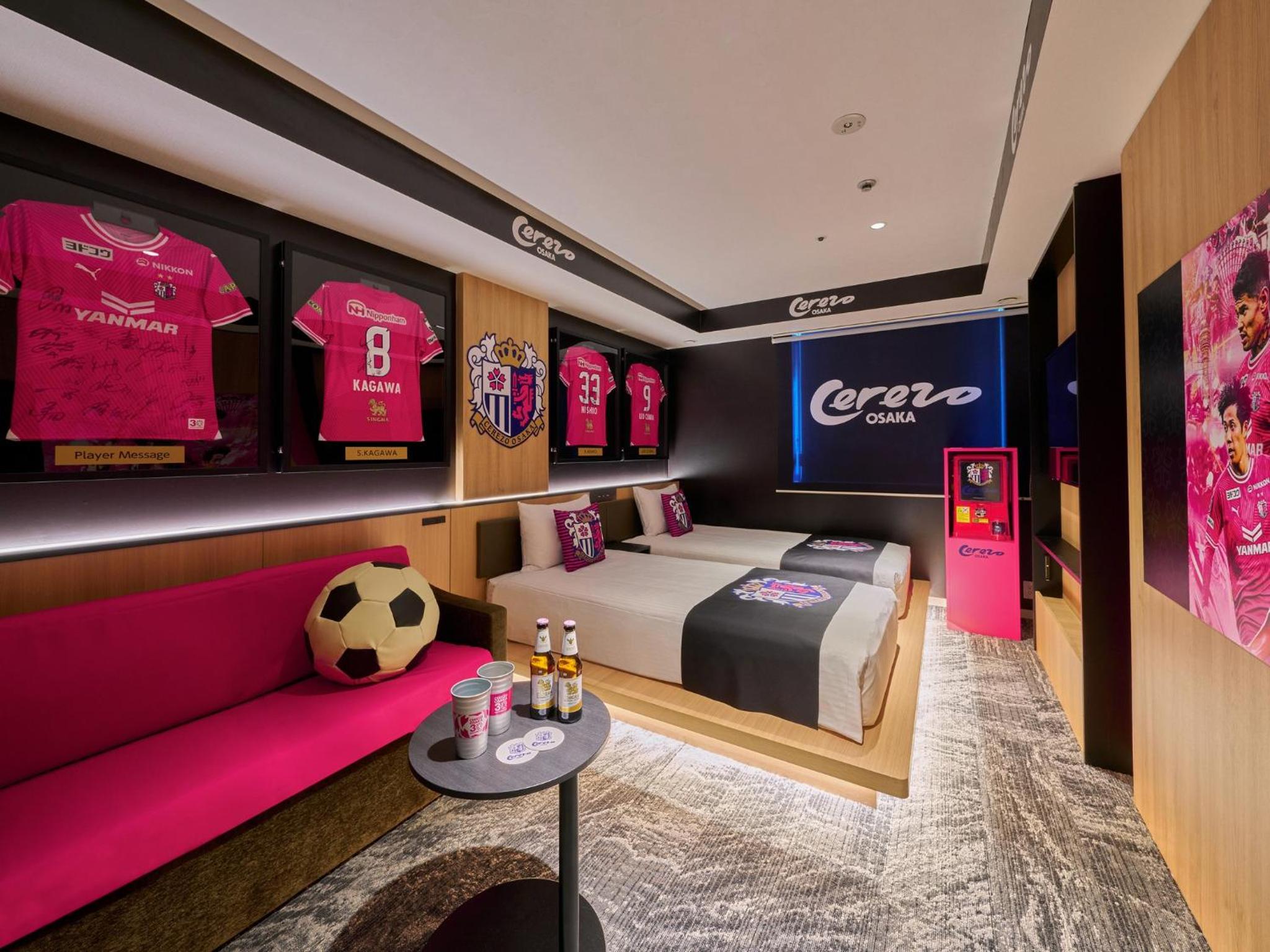 Soccer Team “Cerezo Osaka” Room