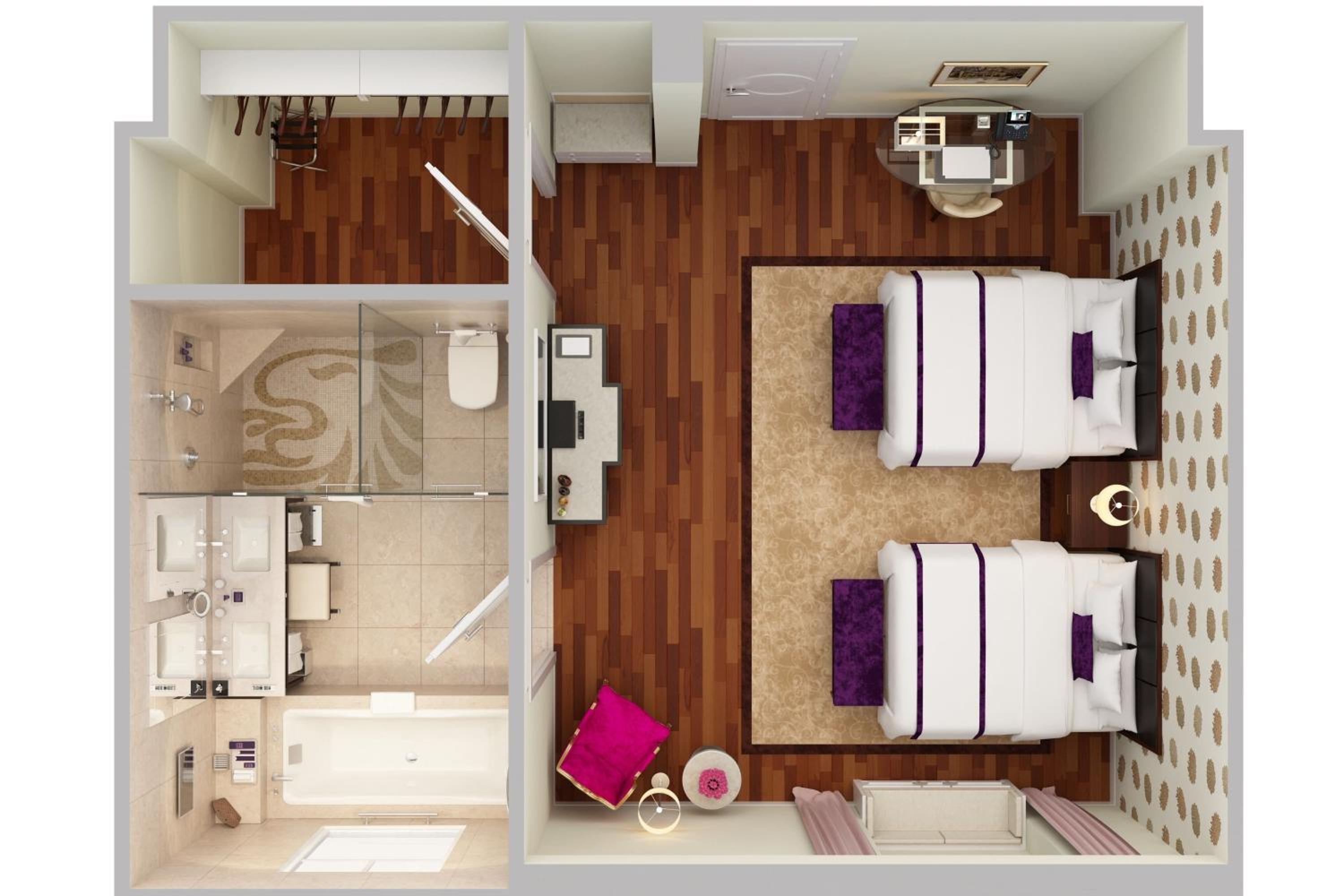 Premium Queen Room with Two Queen Beds - Non-Smoking