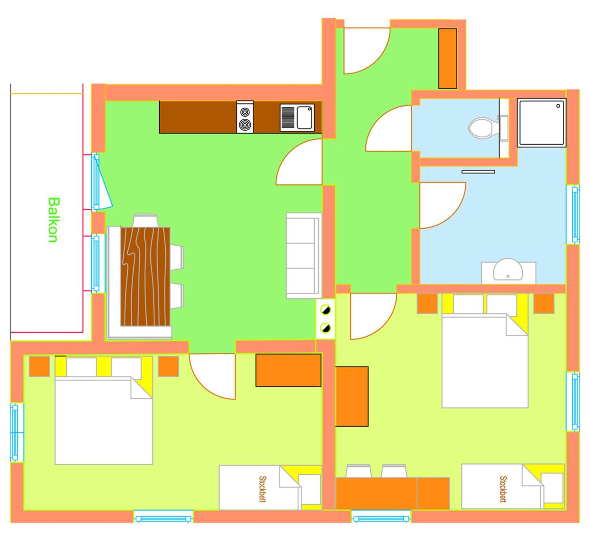 Apartment with Mountain View photo 2