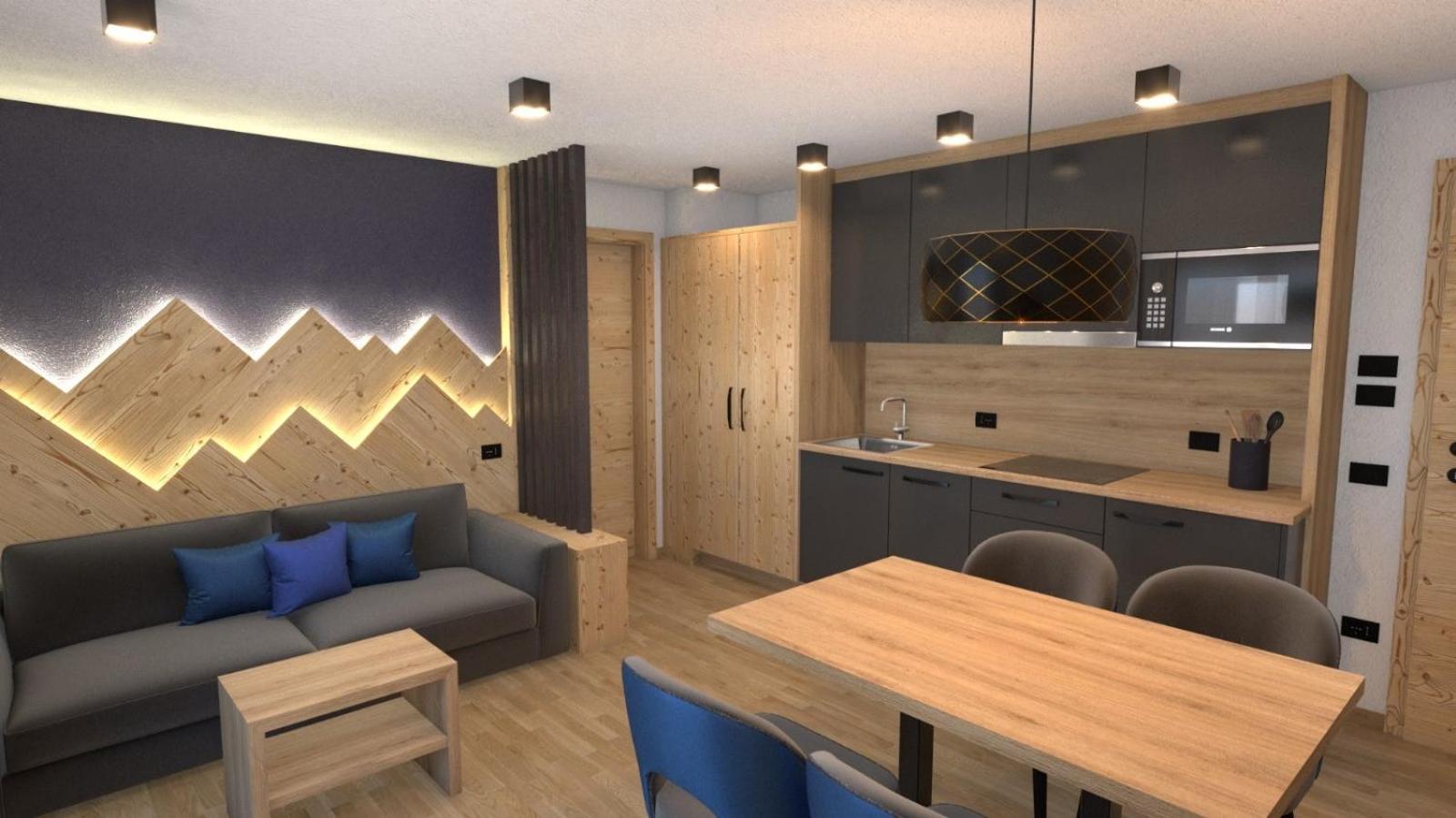 One-Bedroom Apartment with Terrace