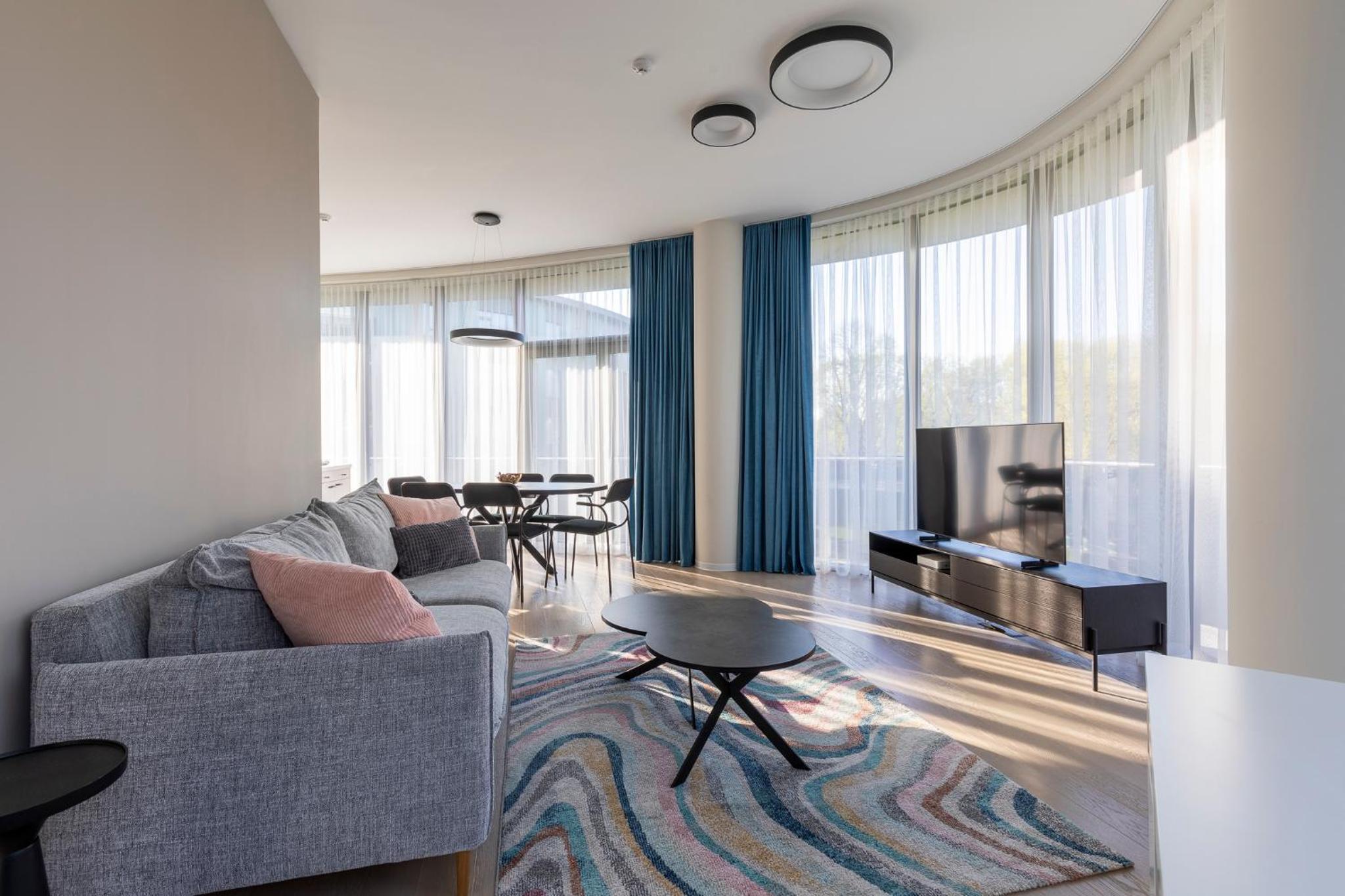 Family Two-Bedroom Apartment with View