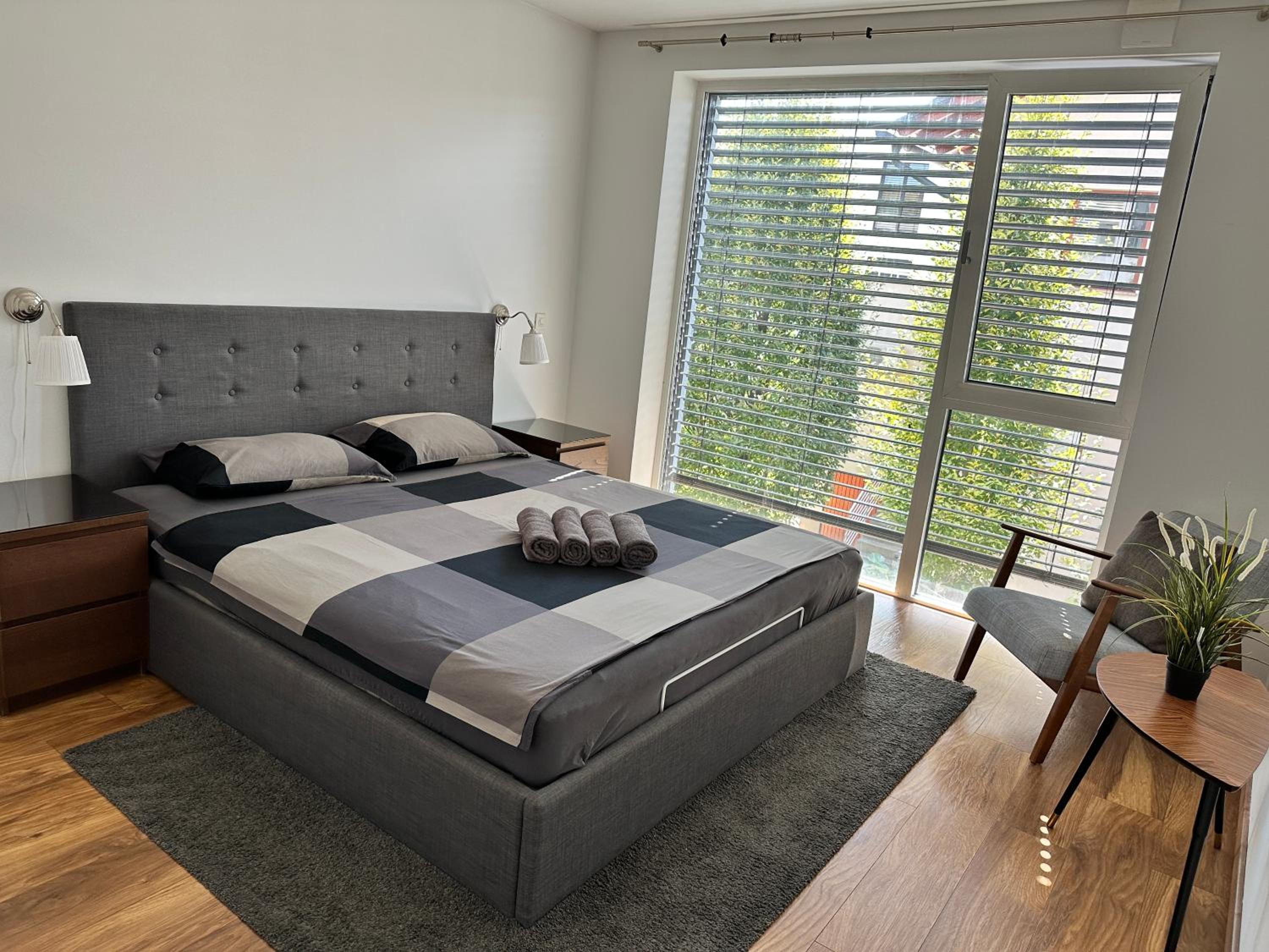 Premium Three-Bedroom Apartment with Balcony