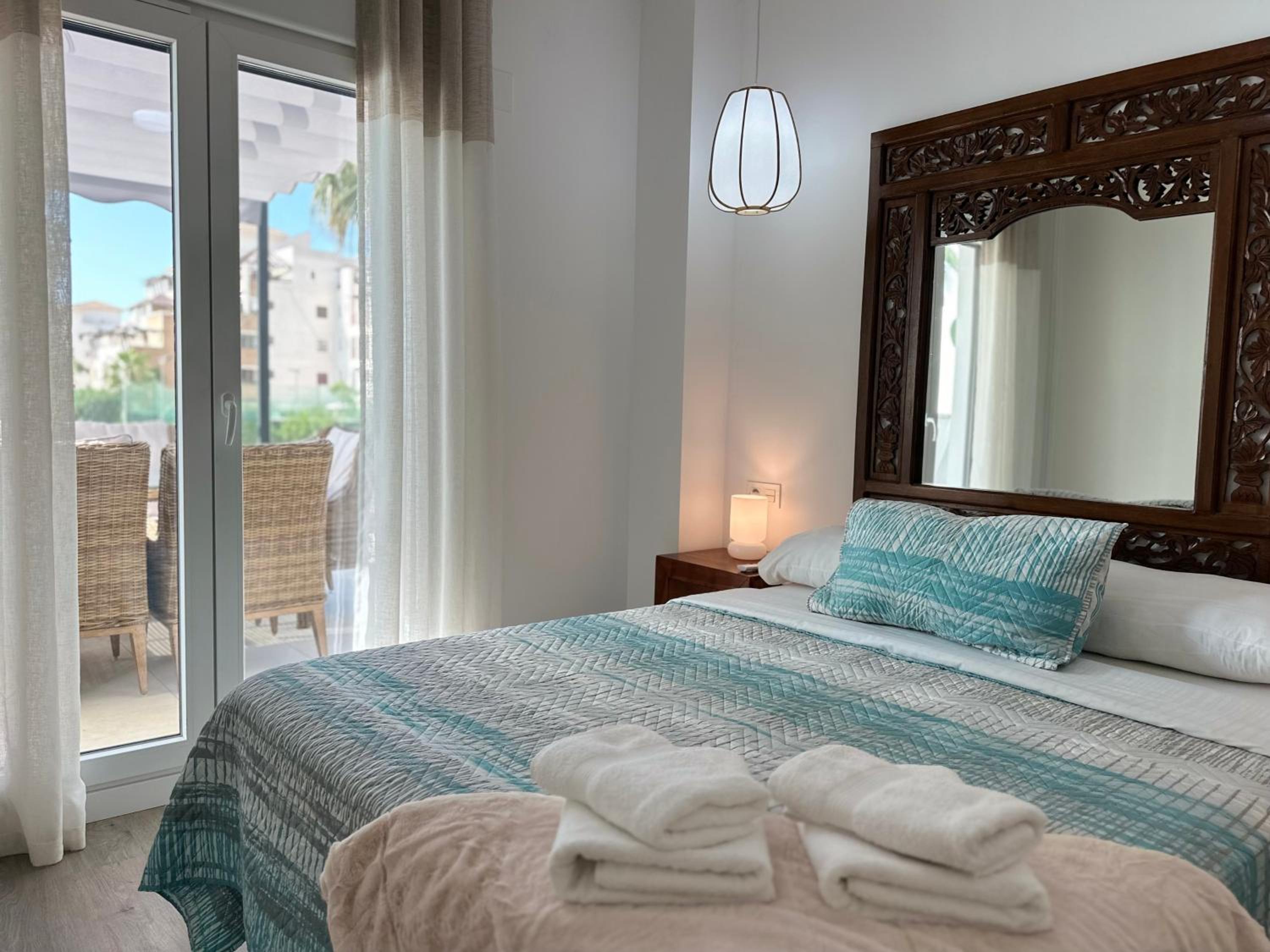 Deluxe Two-Bedroom Apartment with Garden View