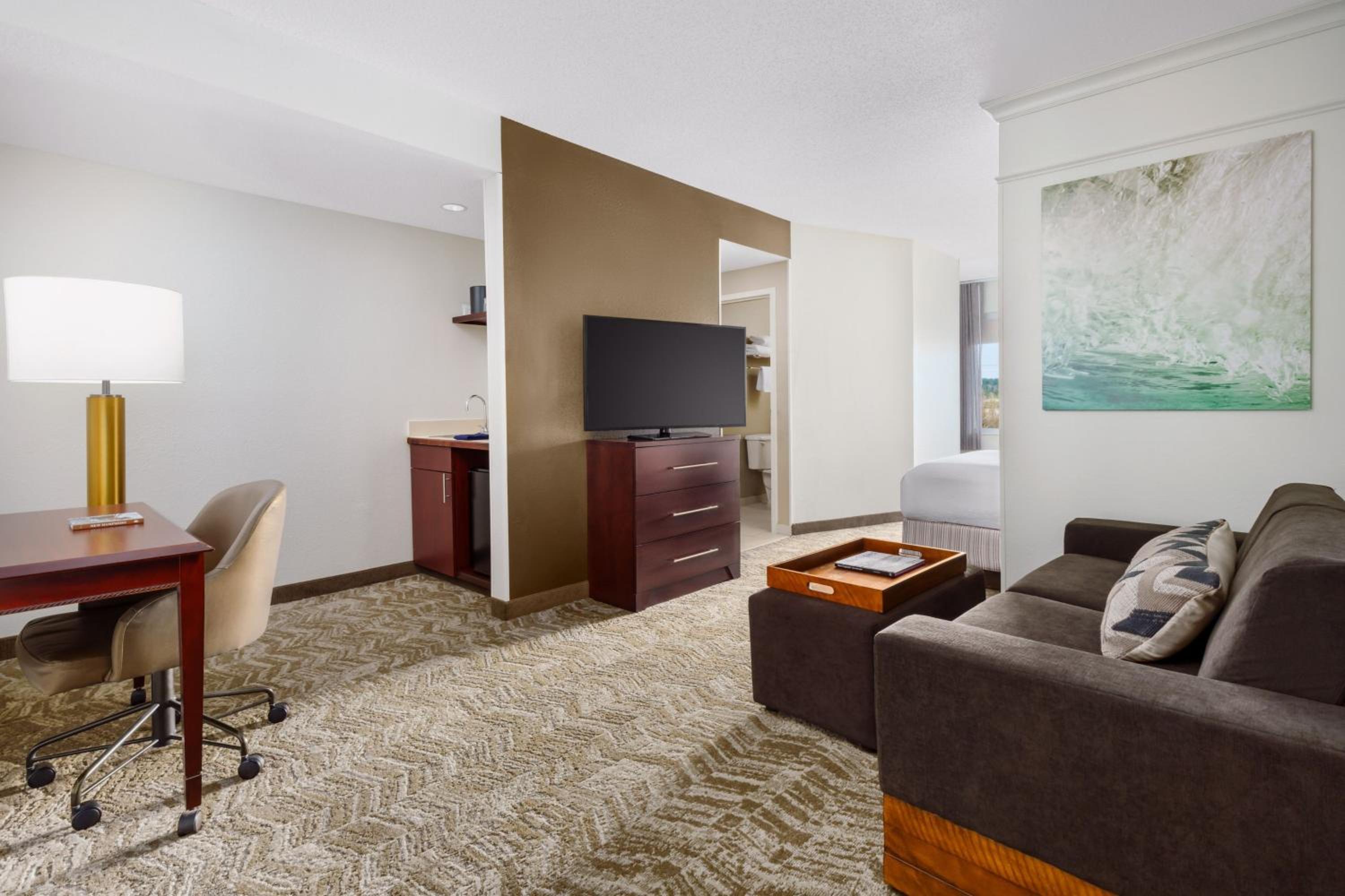 Larger Queen Suite with Two Queen Beds and Trundle Sofa photo 3