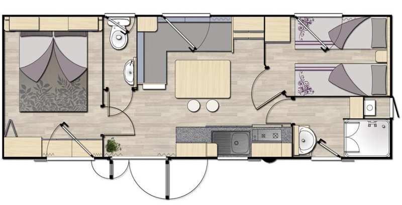 Standard Mobile Home (5 adults)  photo 3
