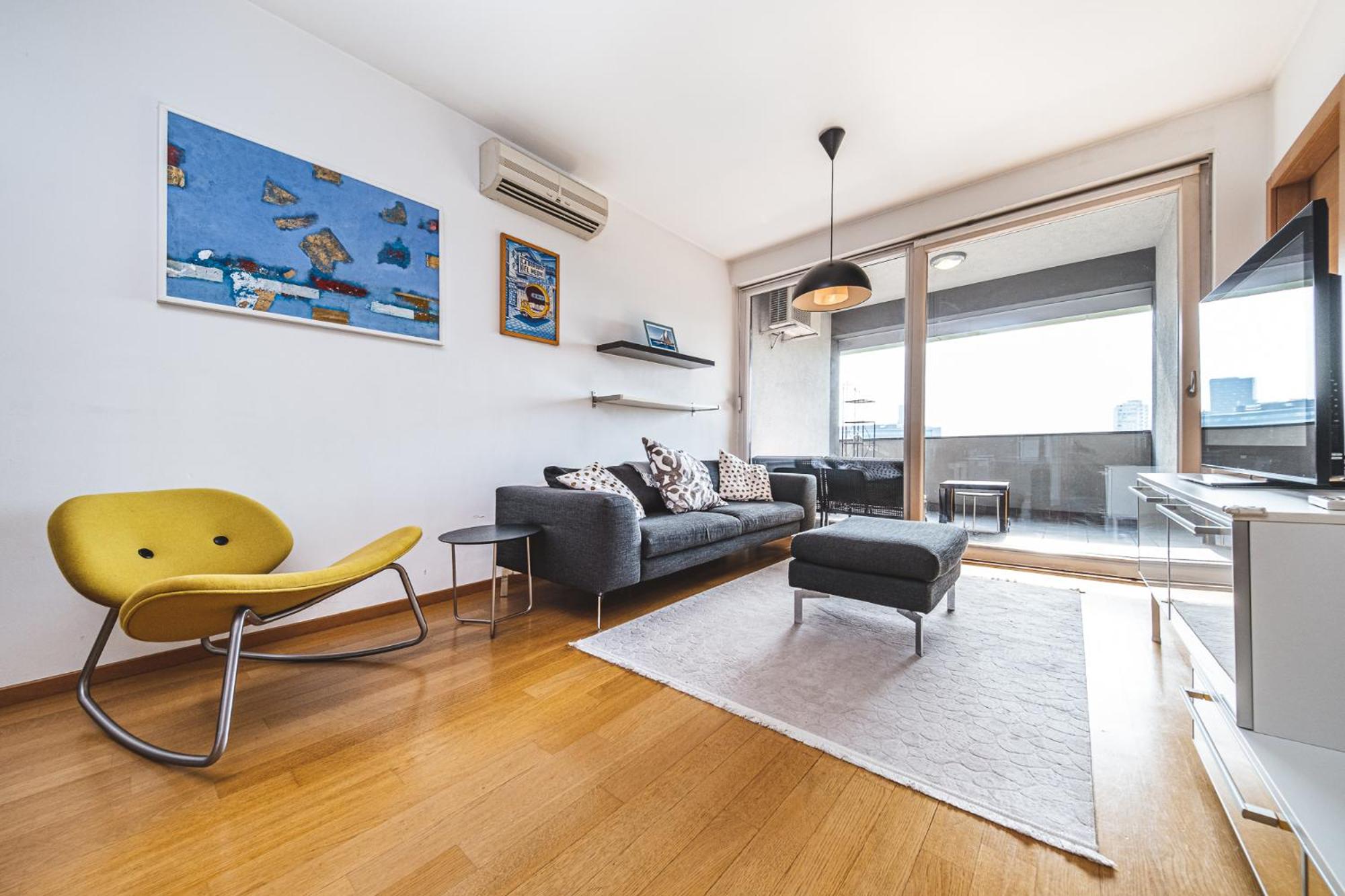 Two-Bedroom Apartment With Balcony And Terrace