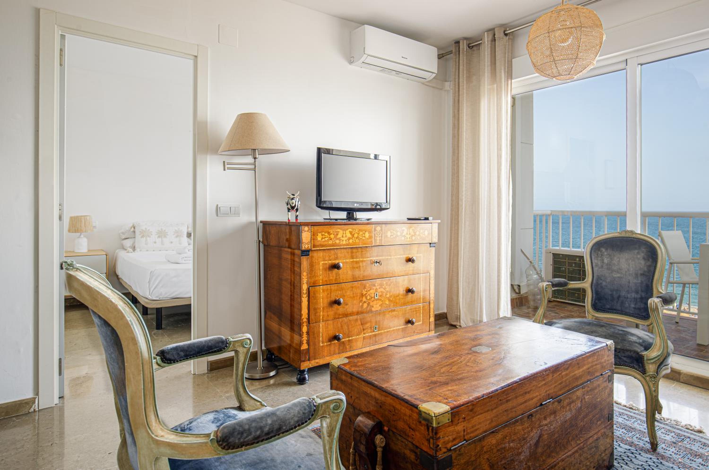 Apartamento de una habitación con vistas al mar y terraza