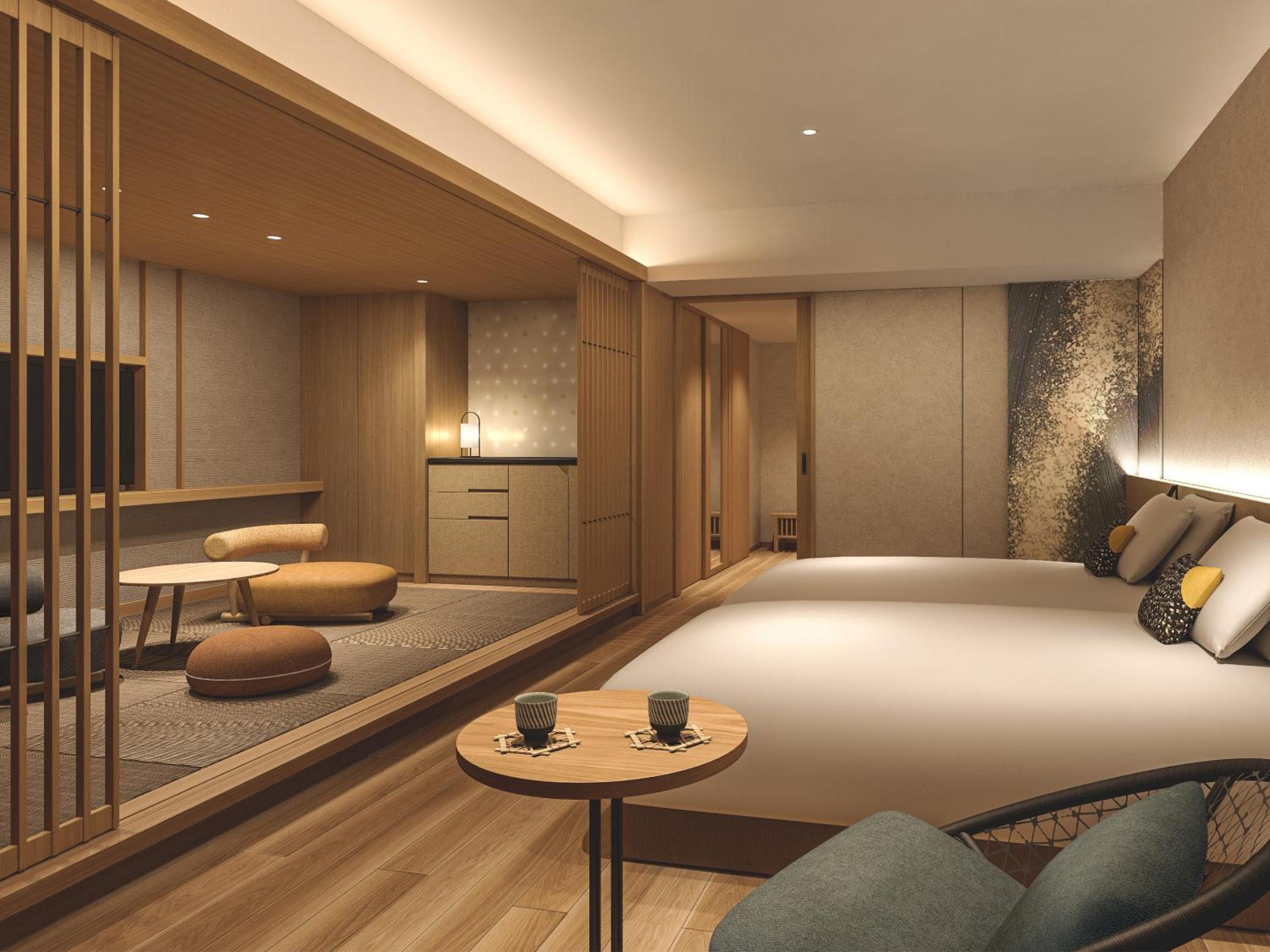 Hoshi Kan Junior Suite Room With Tatami Area With Ocean View(58㎡) - Buffet Breakfast And Dinner Included (Wa Dining Hoshi) - The Number Of Beds / Futons Depends On The Number Of Guests
