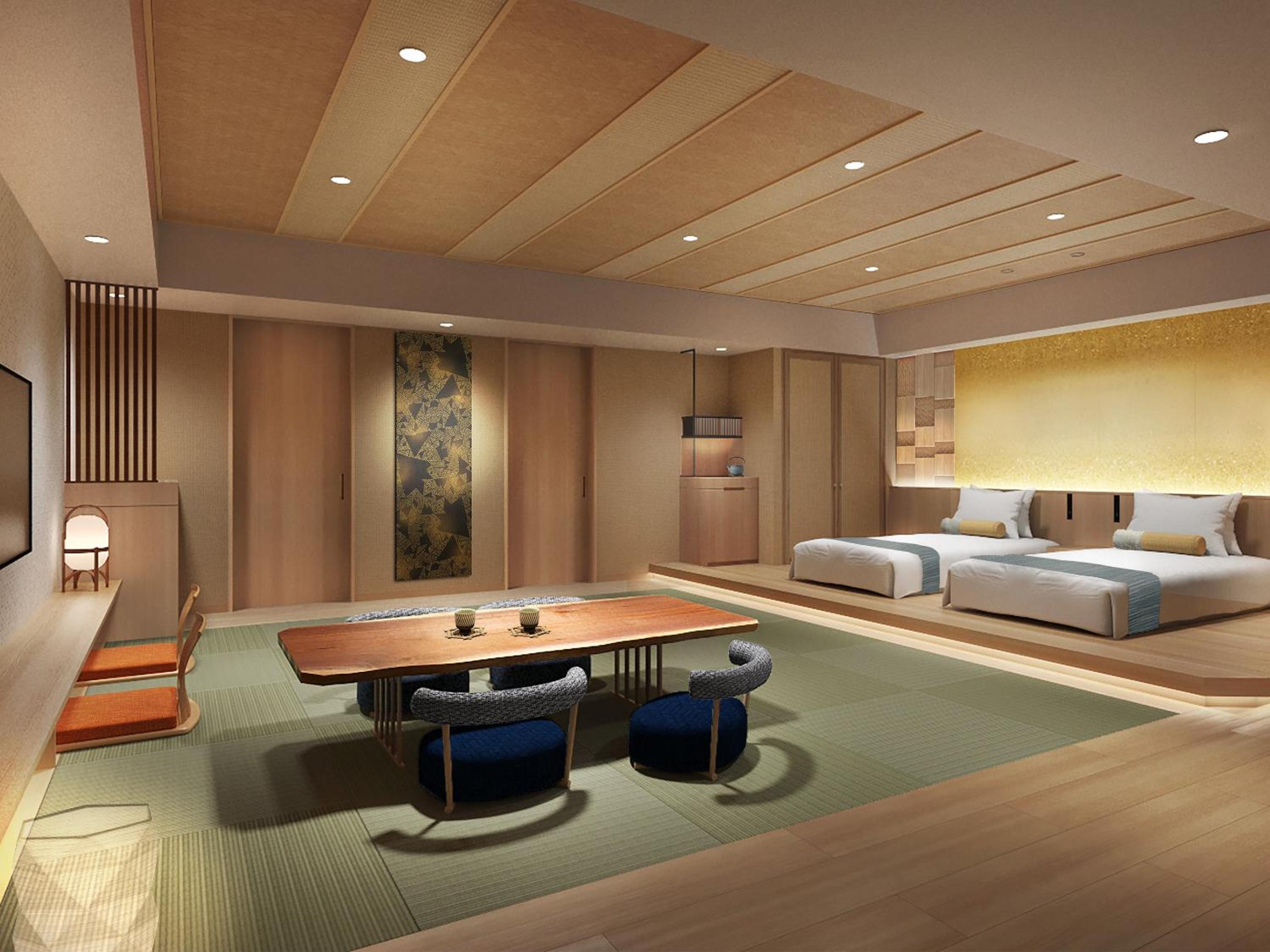 Hoshi Kan Suite Room With Tatami Area With Ocean View(71㎡)2-6f - Buffet Breakfast And Dinner Included (Wa Dining Hoshi) - The Number Of Beds / Futons Depends On The Number Of Guests