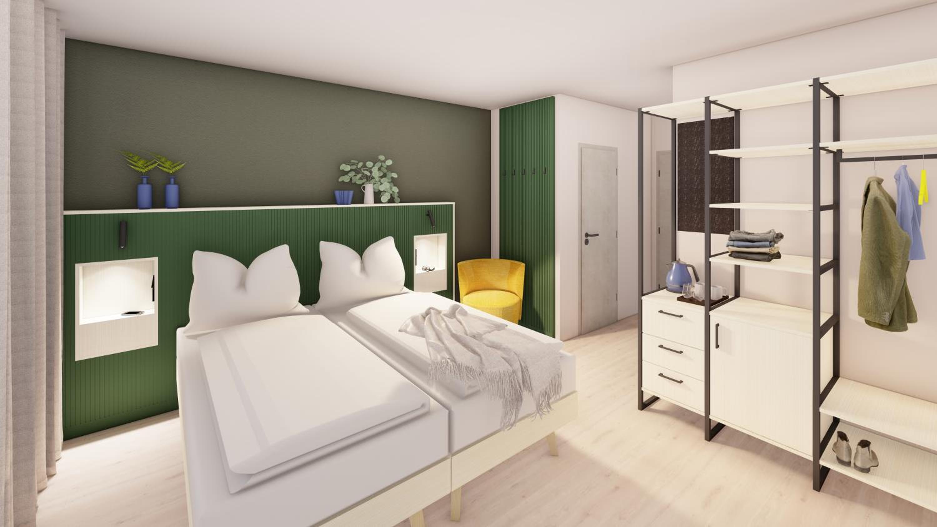 Double or Twin Room with Balcony