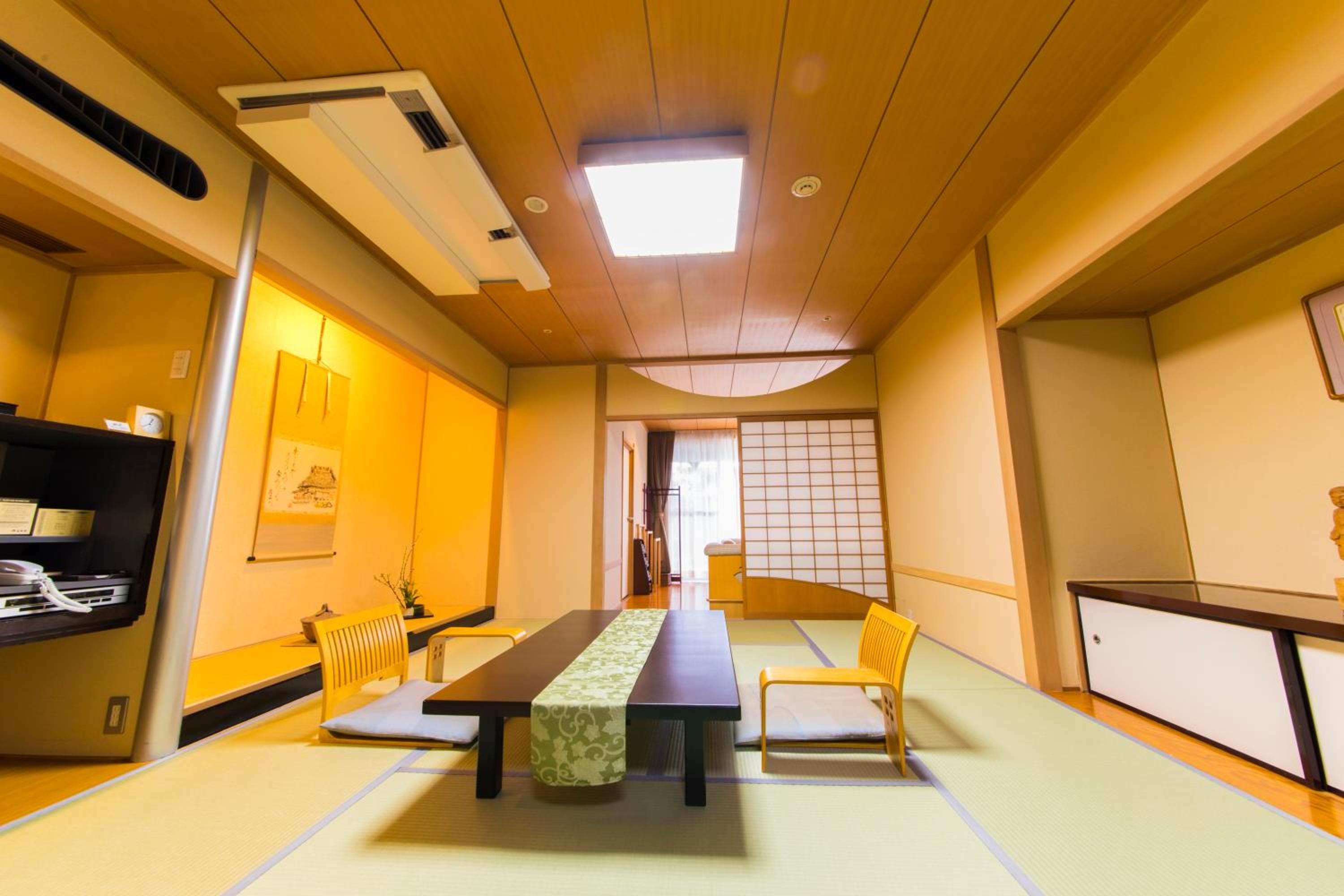 Japanese-Style Quadruple Room with Open-Air Bath (701) Meal Provided at Room