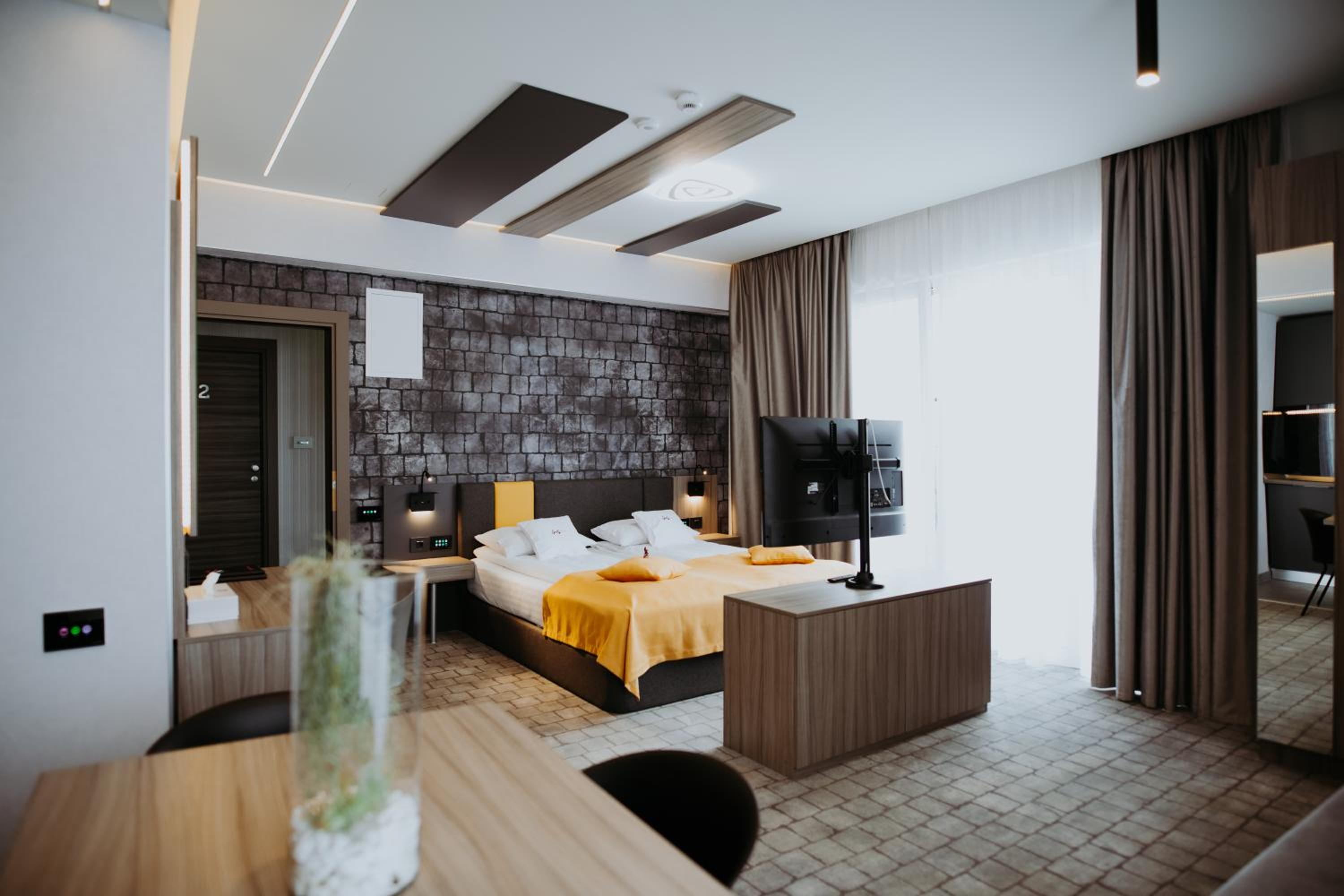 Studio with Balcony