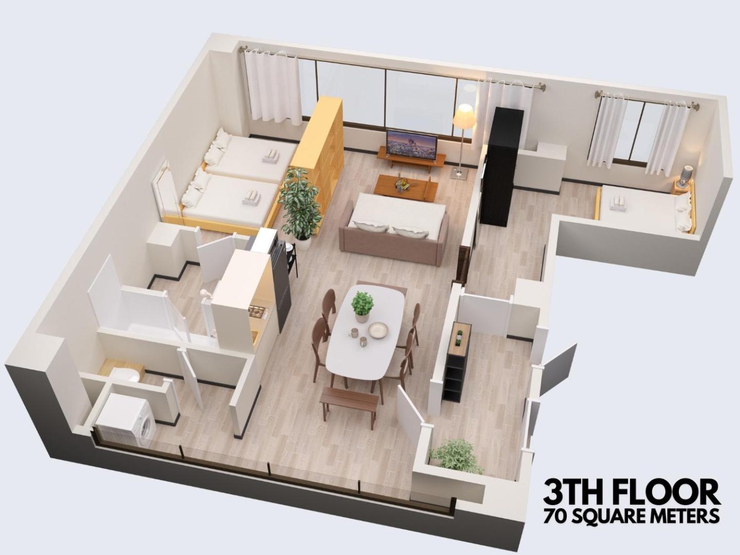 Two-Bedroom Apartment photo 1