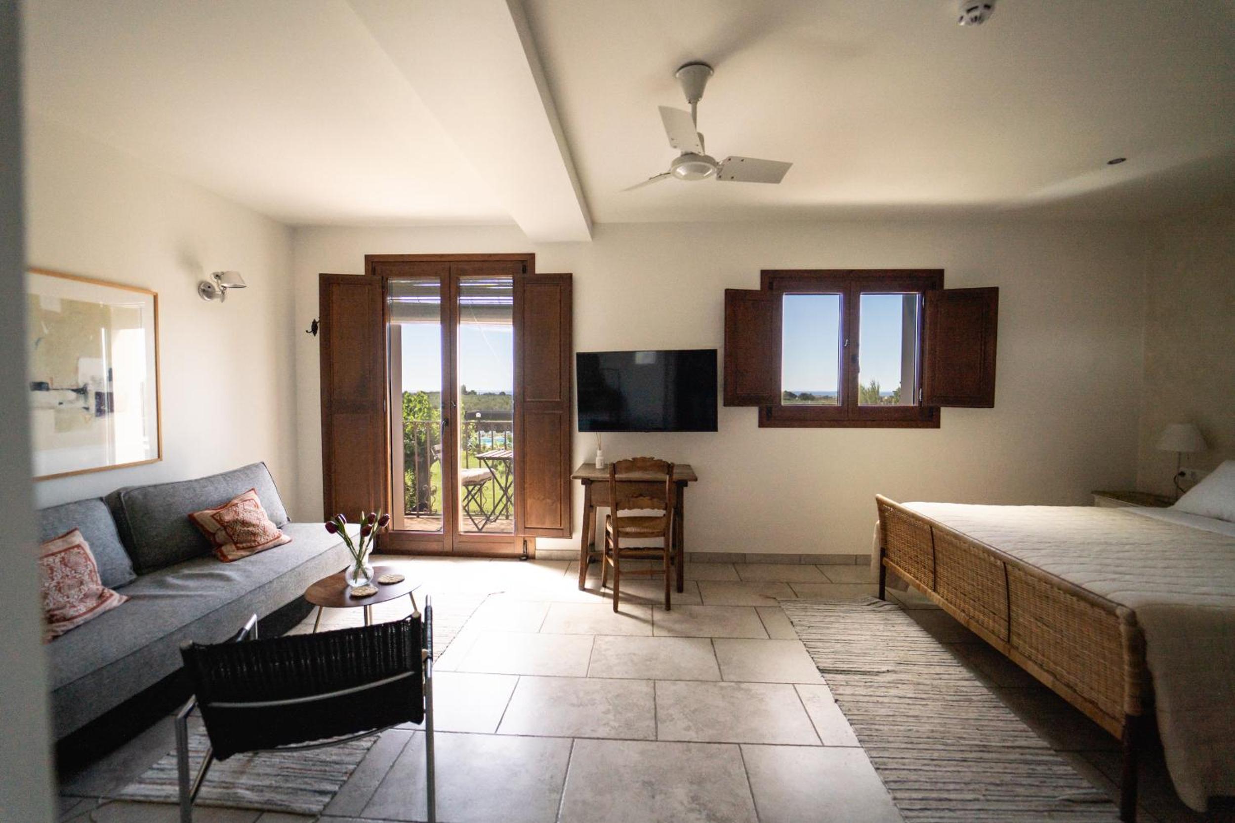 Habitación familiar con balcón