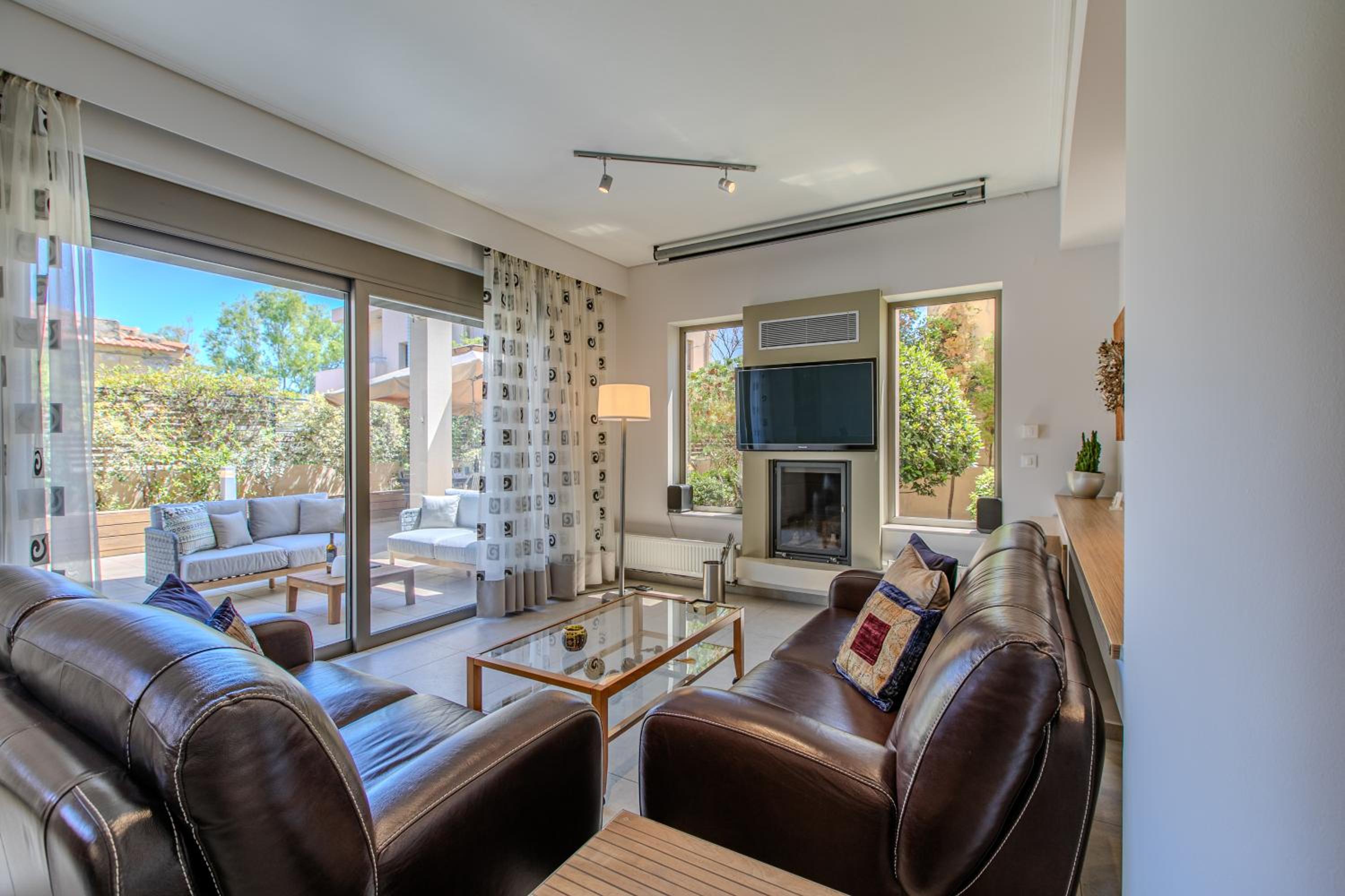 Two-Bedroom Apartment with Balcony and Terrace