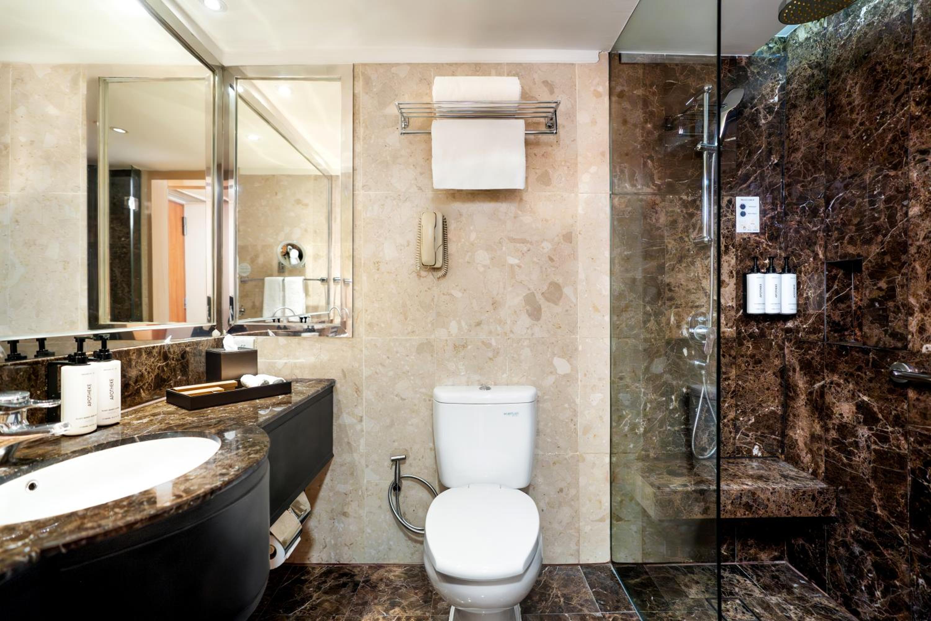 1 King Bed Deluxe Walk In Shower