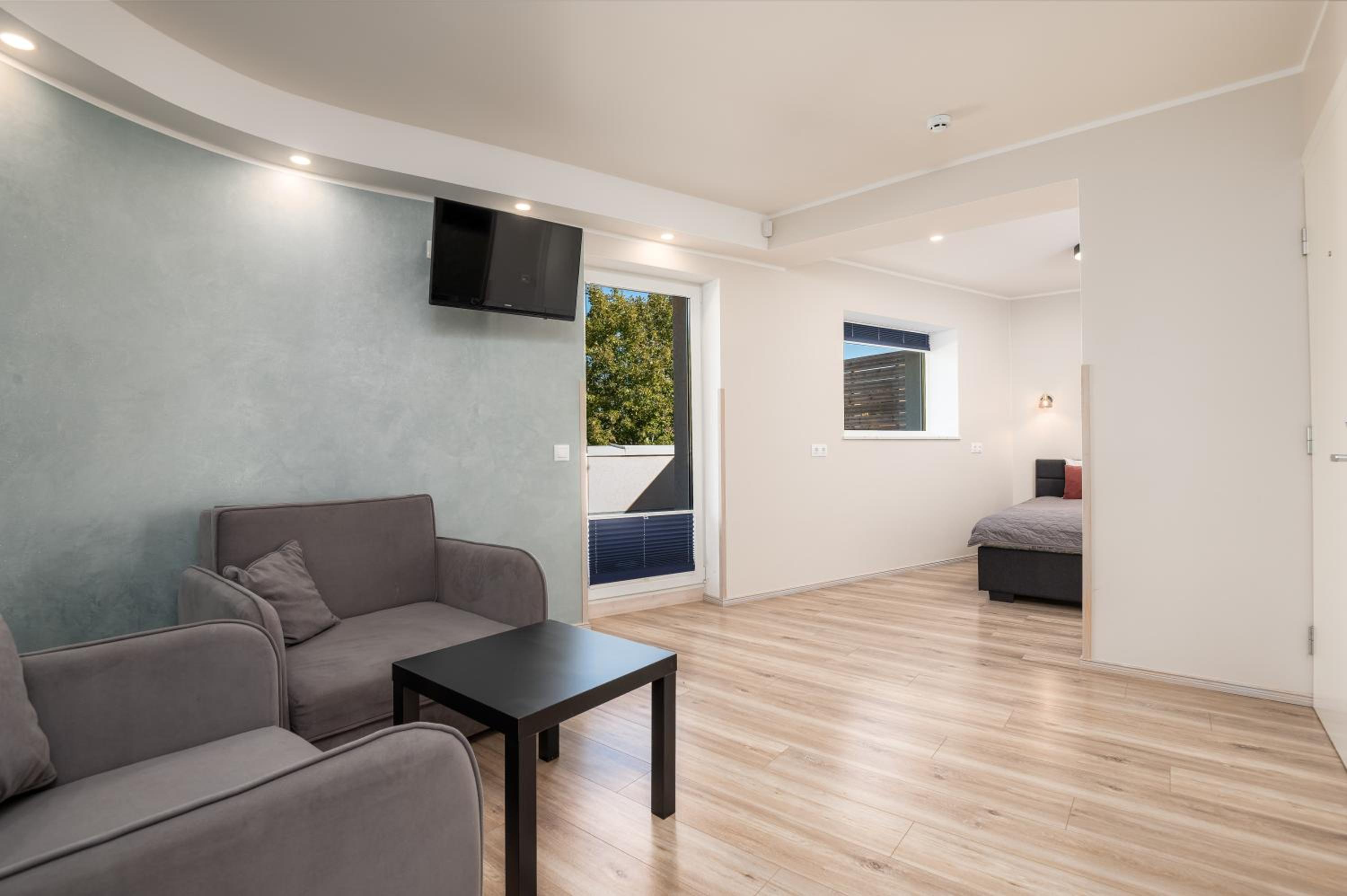 Studio with Balcony