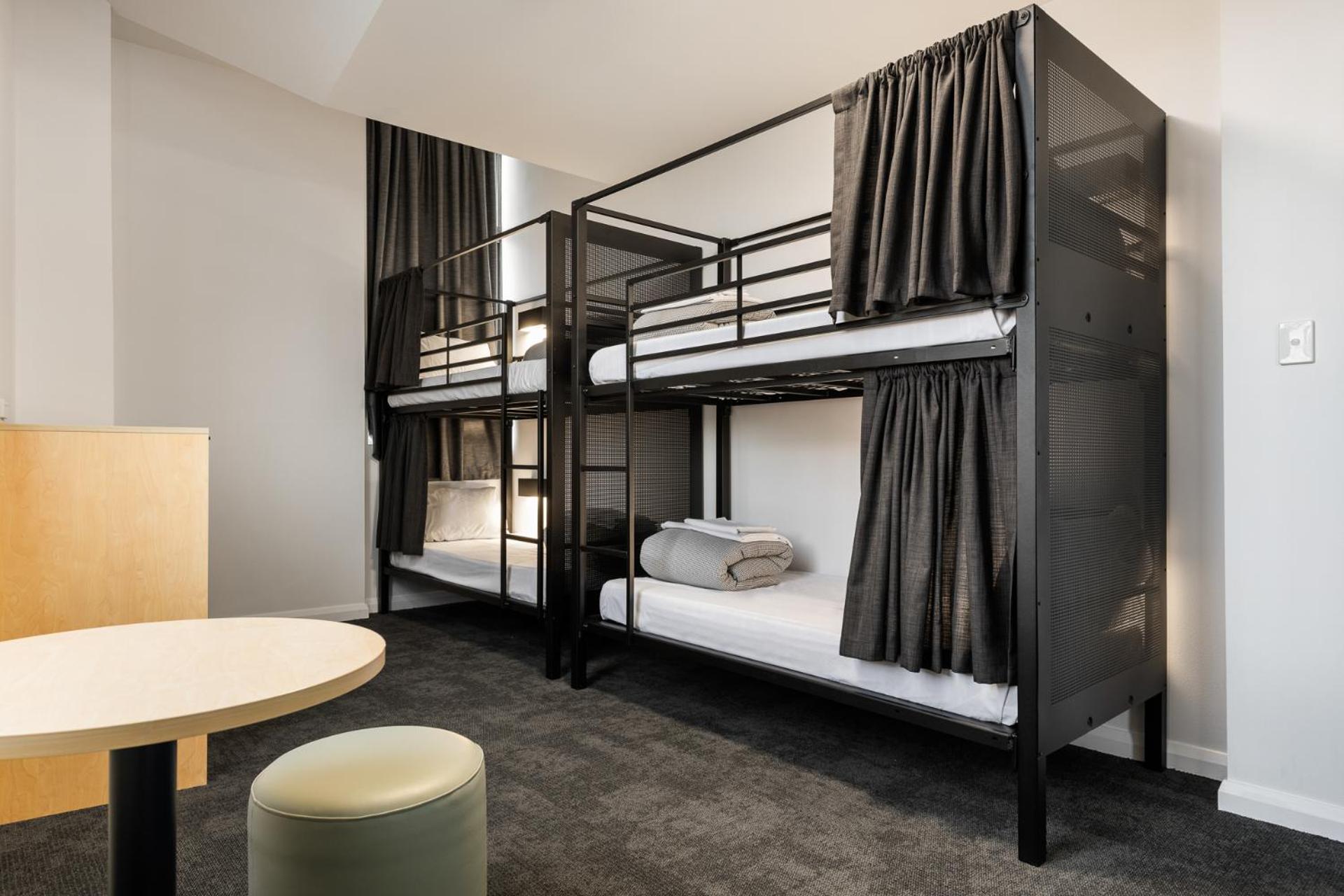 Bed in 4-Bed Mixed Dormitory Room with Shared Bathroom