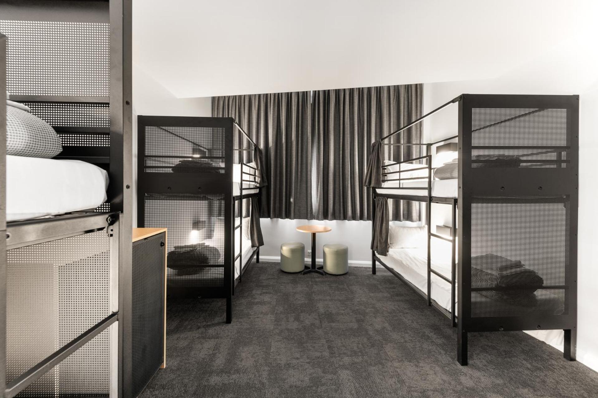 Bed in 6-Bed Female Dormitory Room with Shared Bathroom