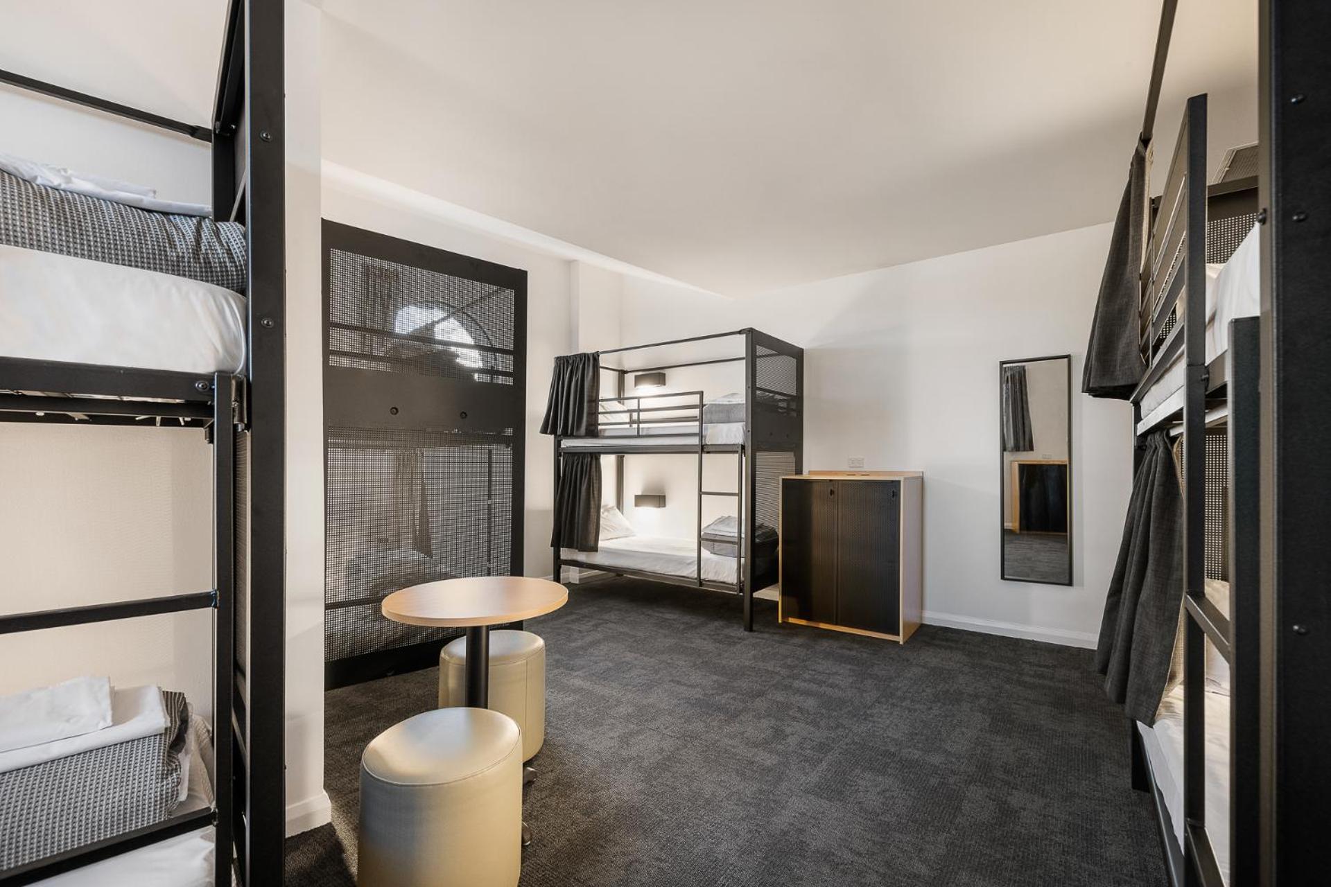 Bed in 8-Bed Mixed Dormitory Room with Shared Bathroom