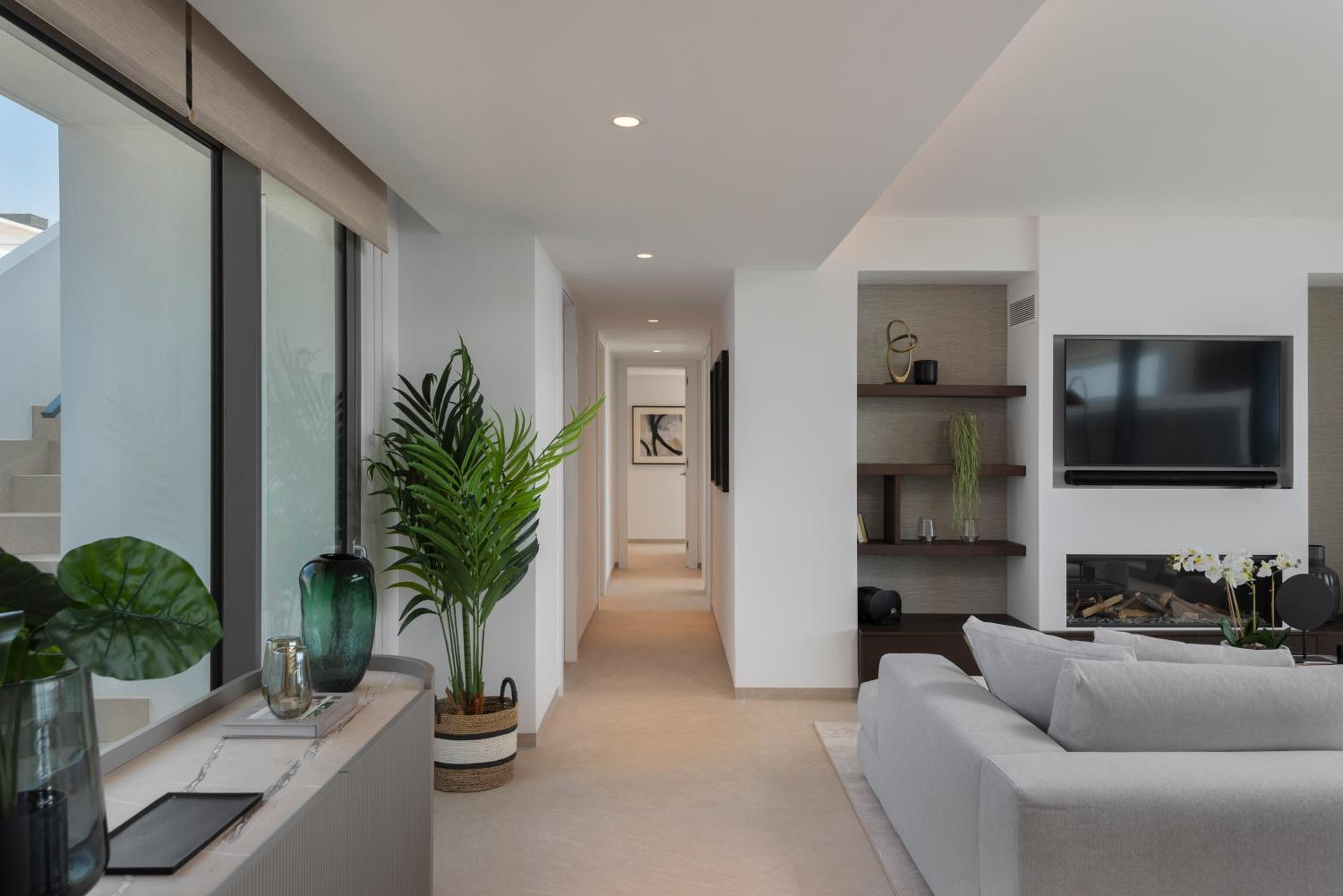 Apartamento de tres habitaciones con piscina privada