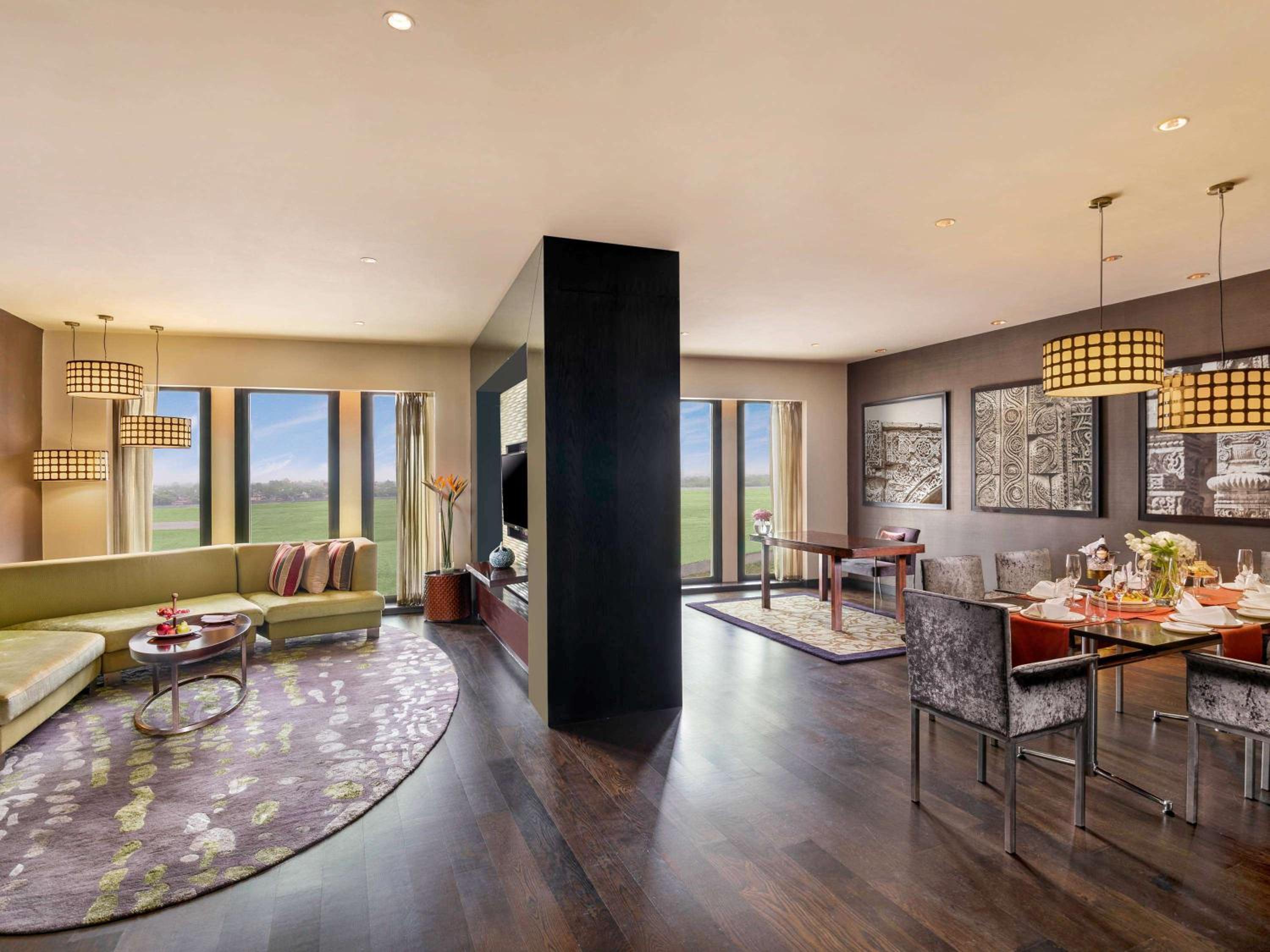Presidential King Suite with Airport View and 20% discount on food, beverages, spa and laundry | Complimentary one way airport transfer | Lounge access and cocktail hours